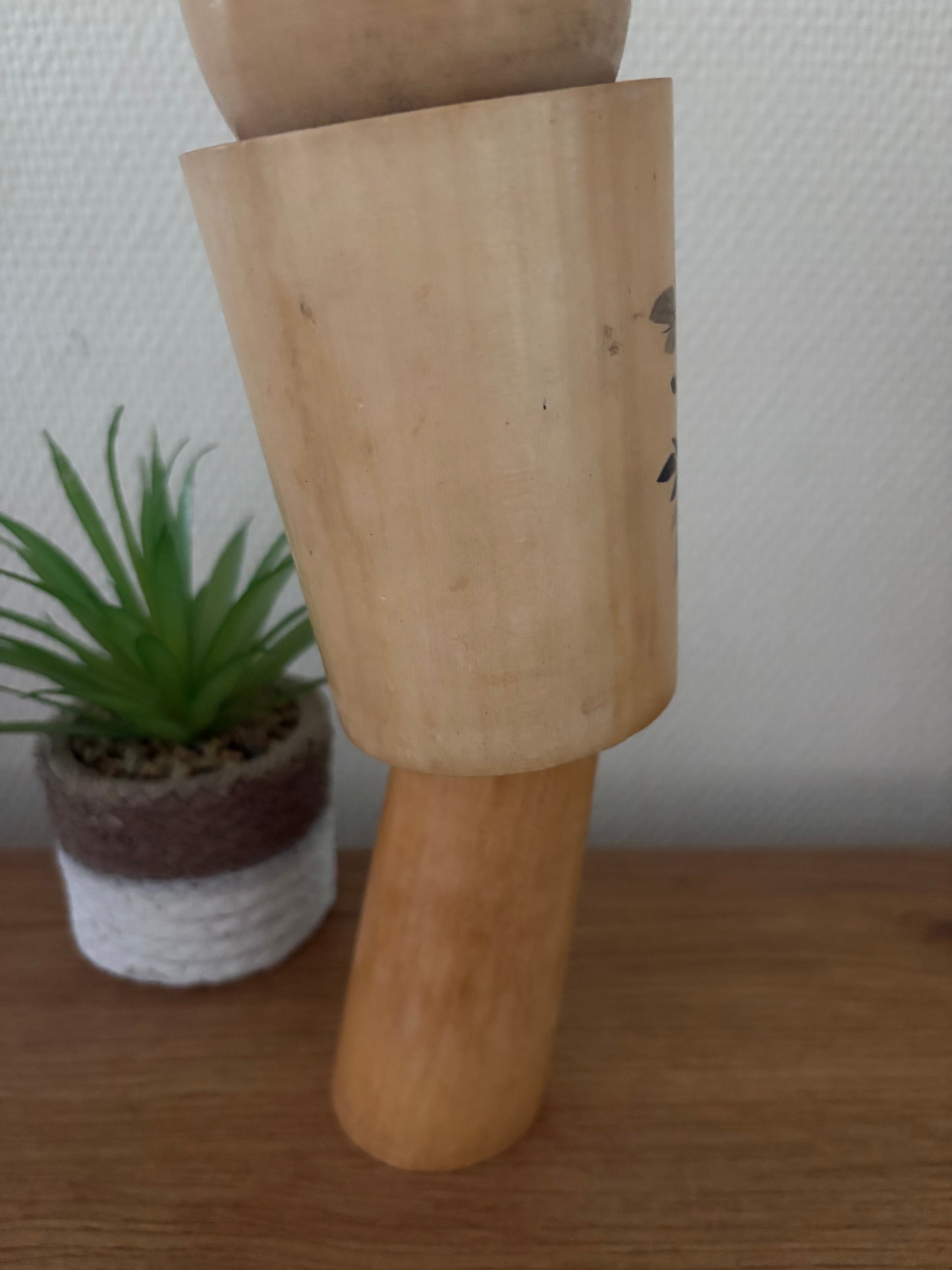 Vintage Sosaku kokeshi by Kazuo Takamizawa (1927-)