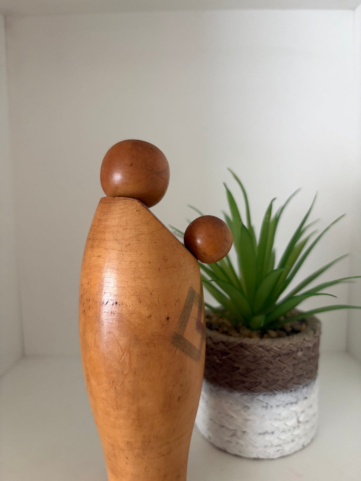 Vintage Sosaku kokeshi - Mother and Child