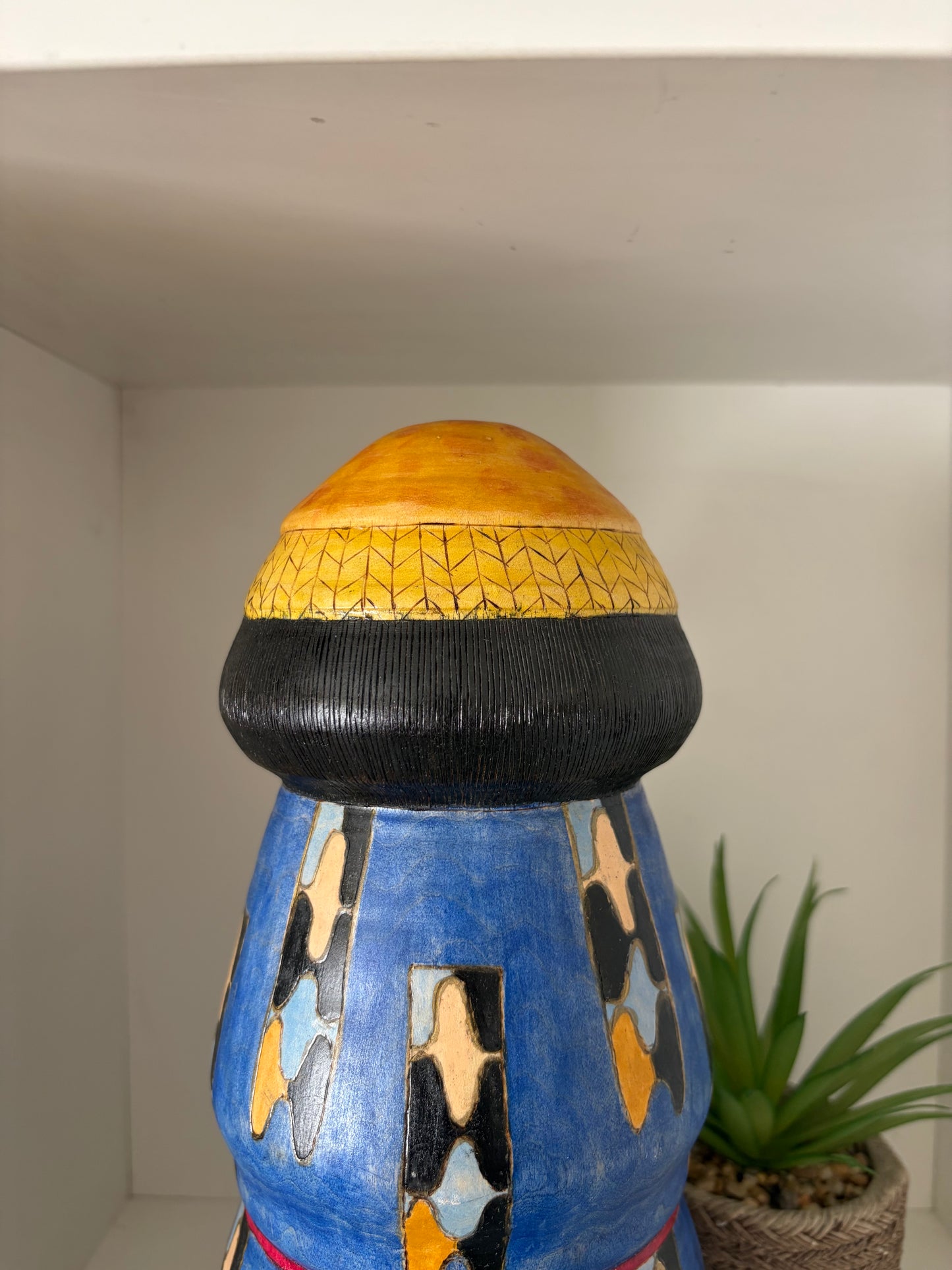 One off a kind Sosaku kokeshi by Megumi Nozawa