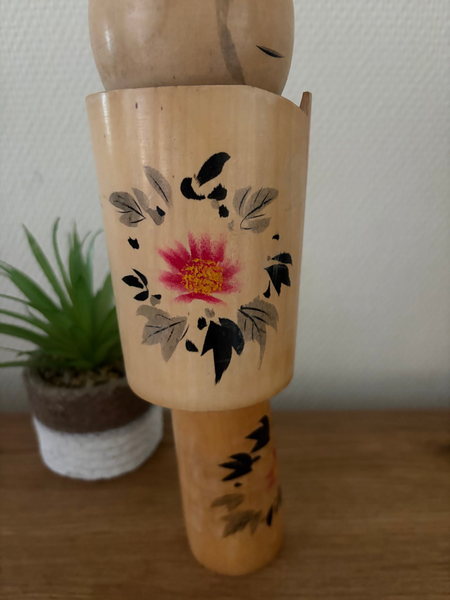 Vintage Sosaku kokeshi by Kazuo Takamizawa (1927-)