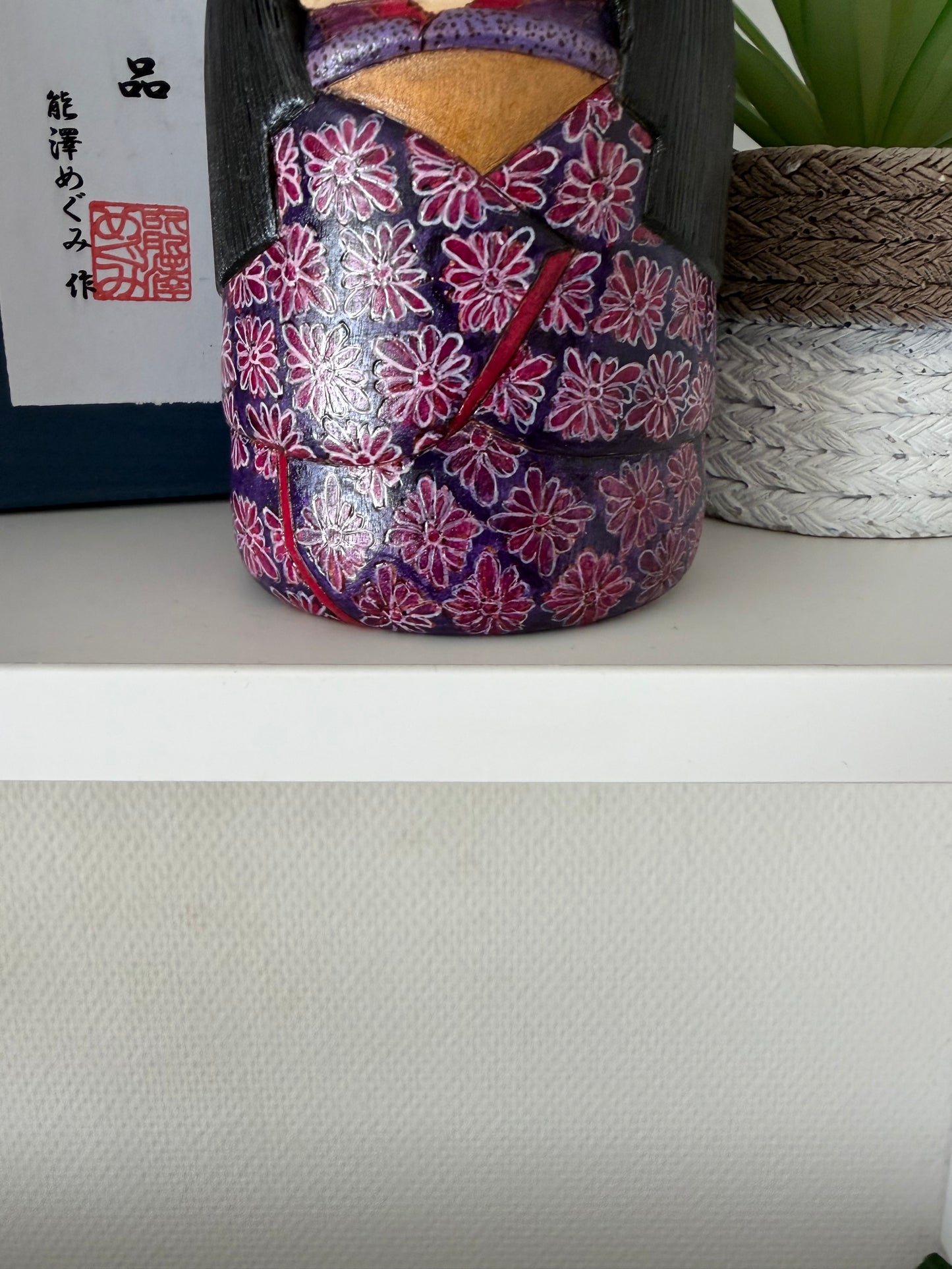 One of a kind Sosaku kokeshi by Megumi Nozawa