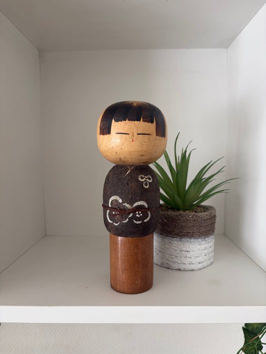 Vintage Sosaku kokeshi by Kiyohara Takao