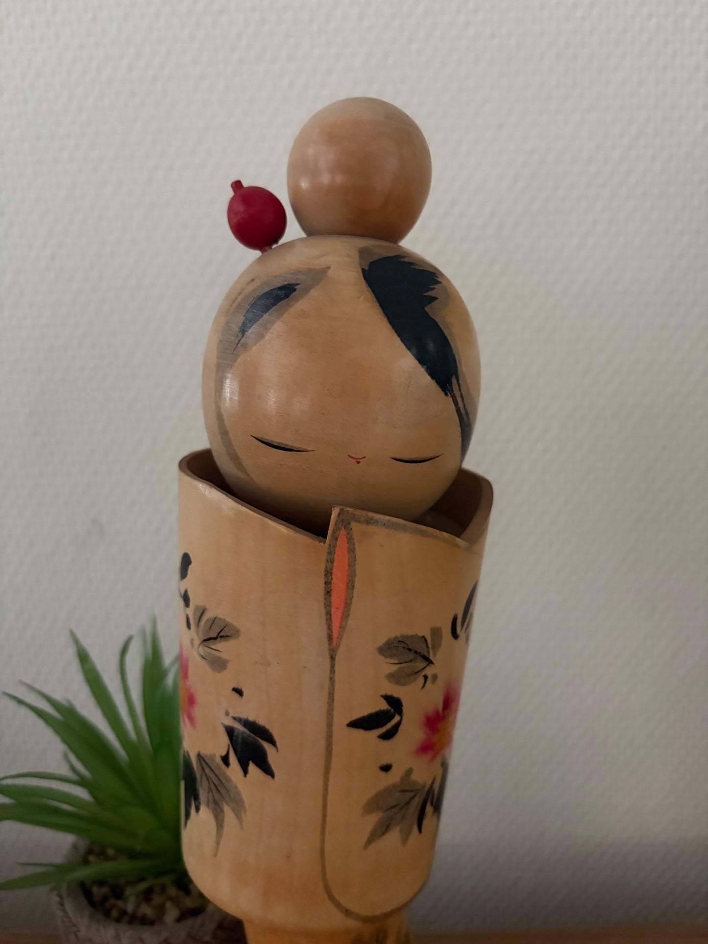 Vintage Sosaku kokeshi by Kazuo Takamizawa (1927-)