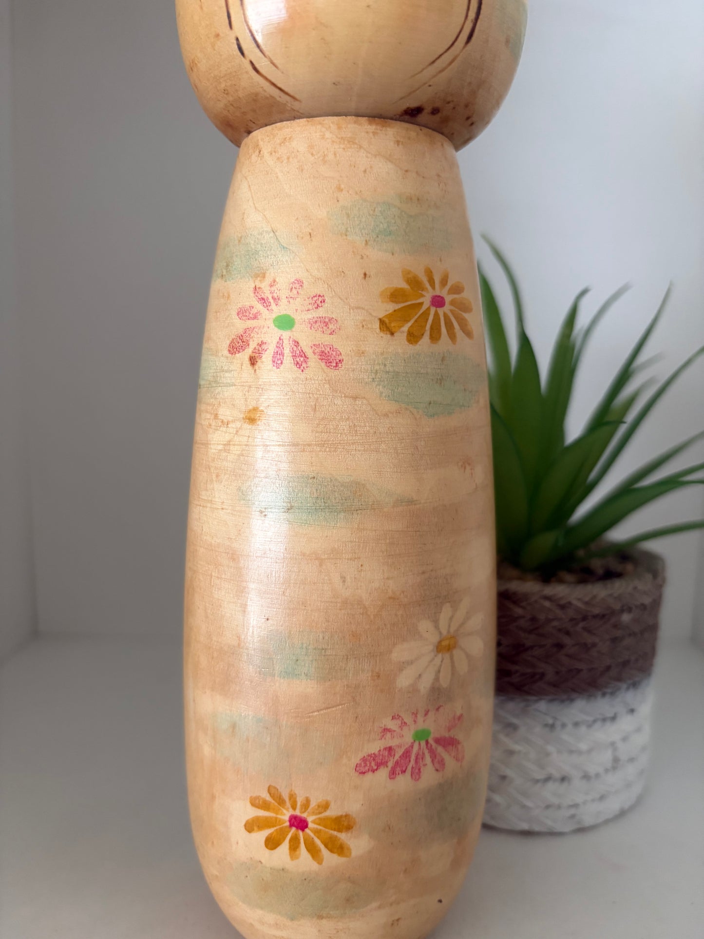 Vintage Sosaku kokeshi possible by Masashi Takeda