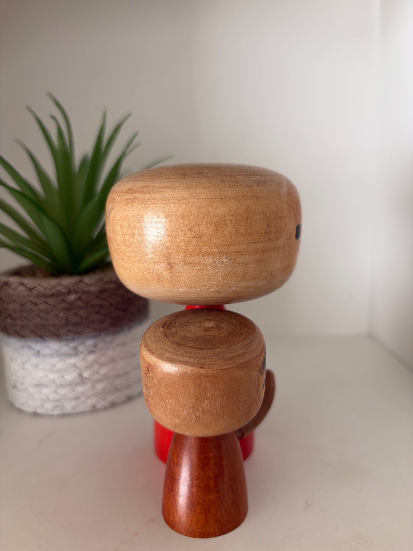 Exclusive Rare Vintage Creative Kokeshi by renowned artisan Ikuyoshi Yokozuka - Mother and child