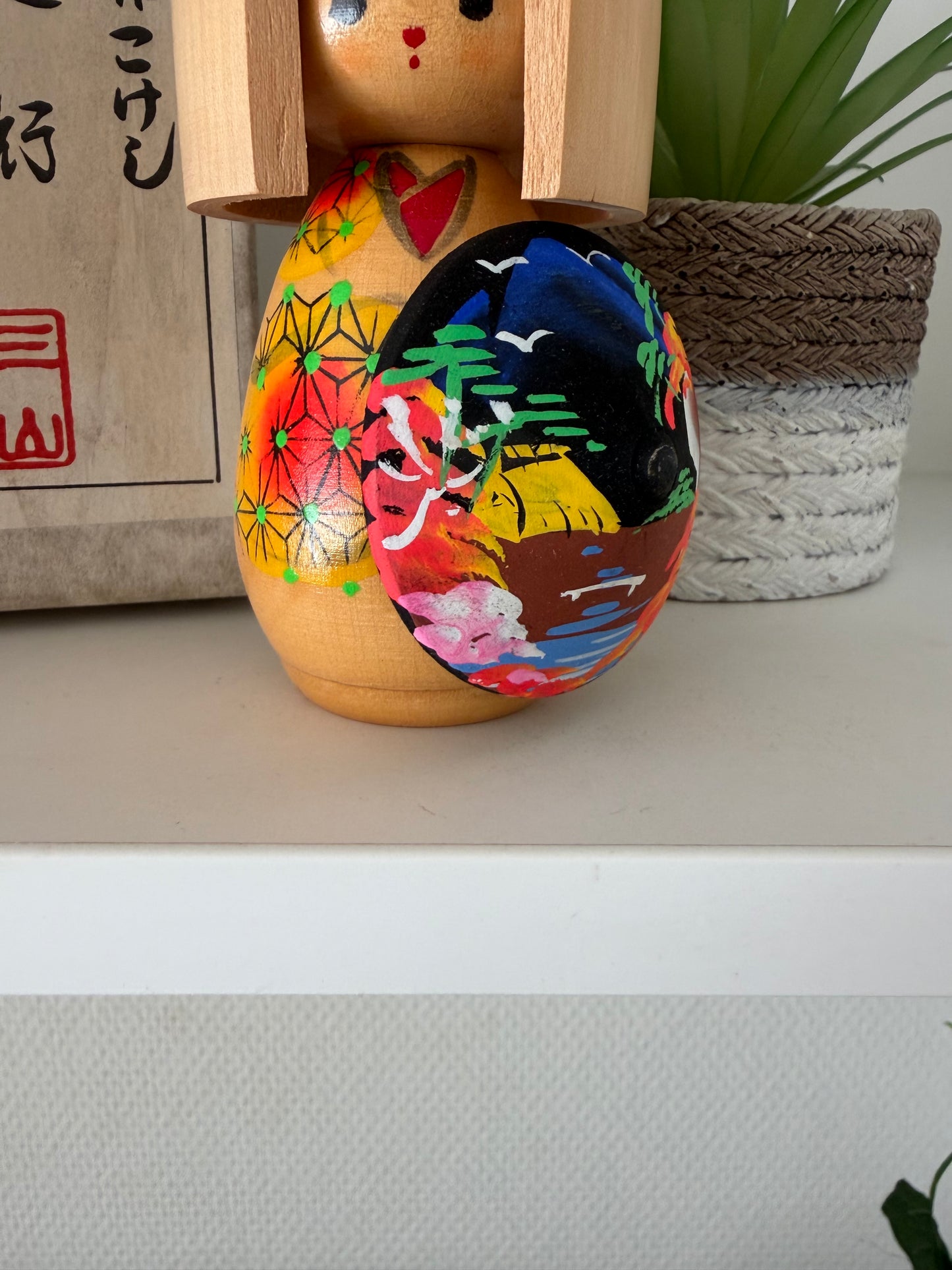 Vintage Sosaku kokeshi by Keiji Miyama