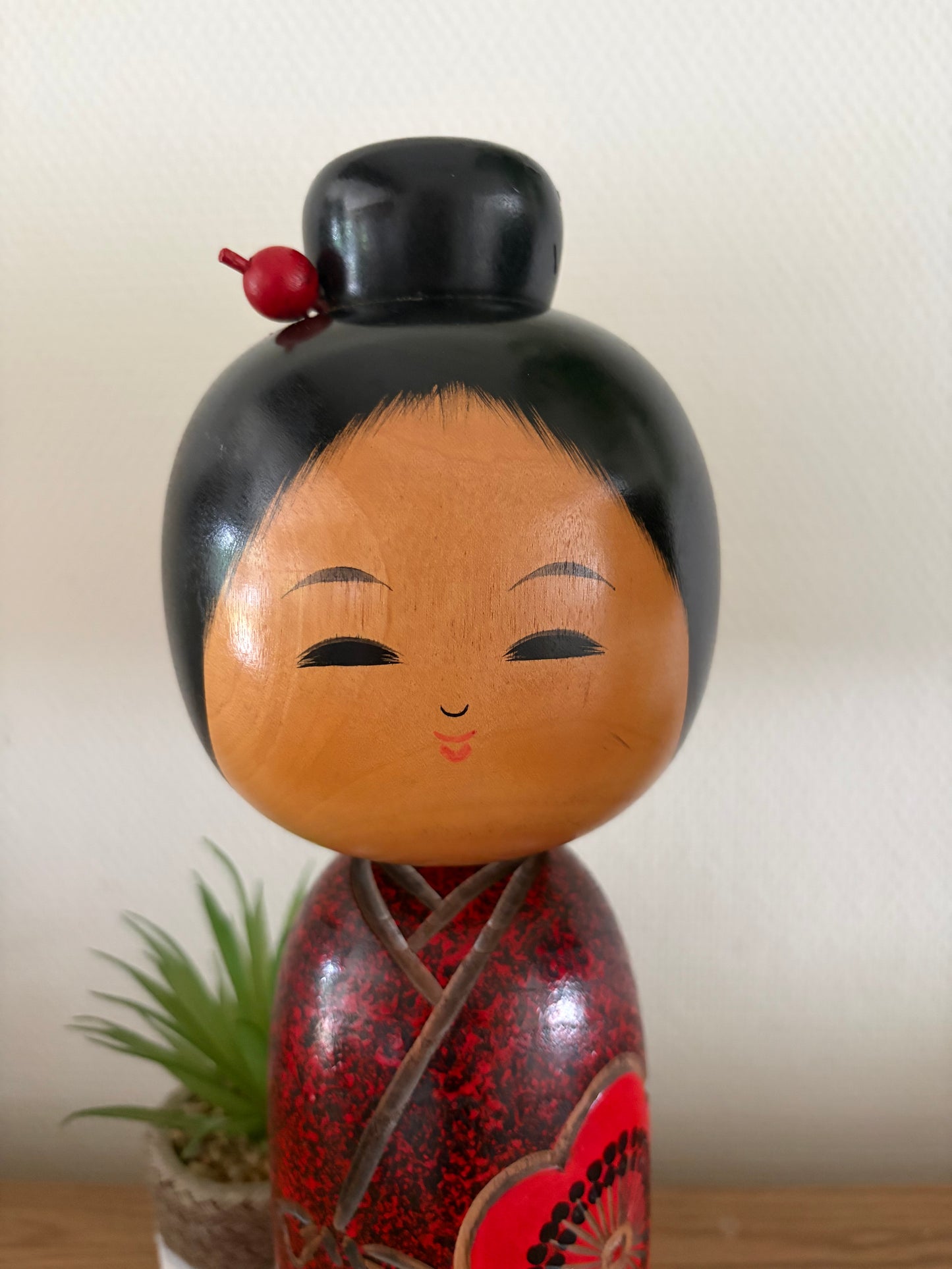 Rare vintage Sosaku kokeshi by Sato Kouson