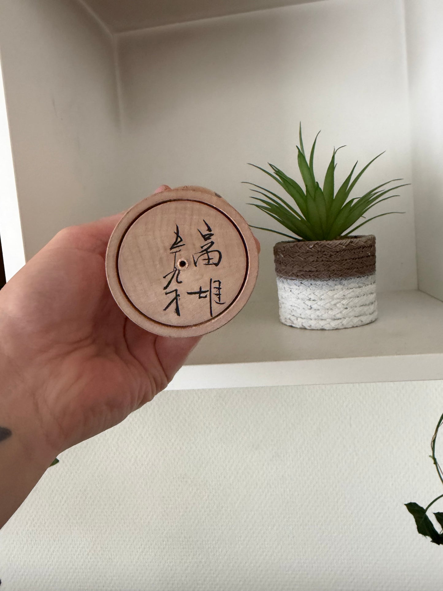 Lovely vintage Togatta kokeshi by Sato Tomio