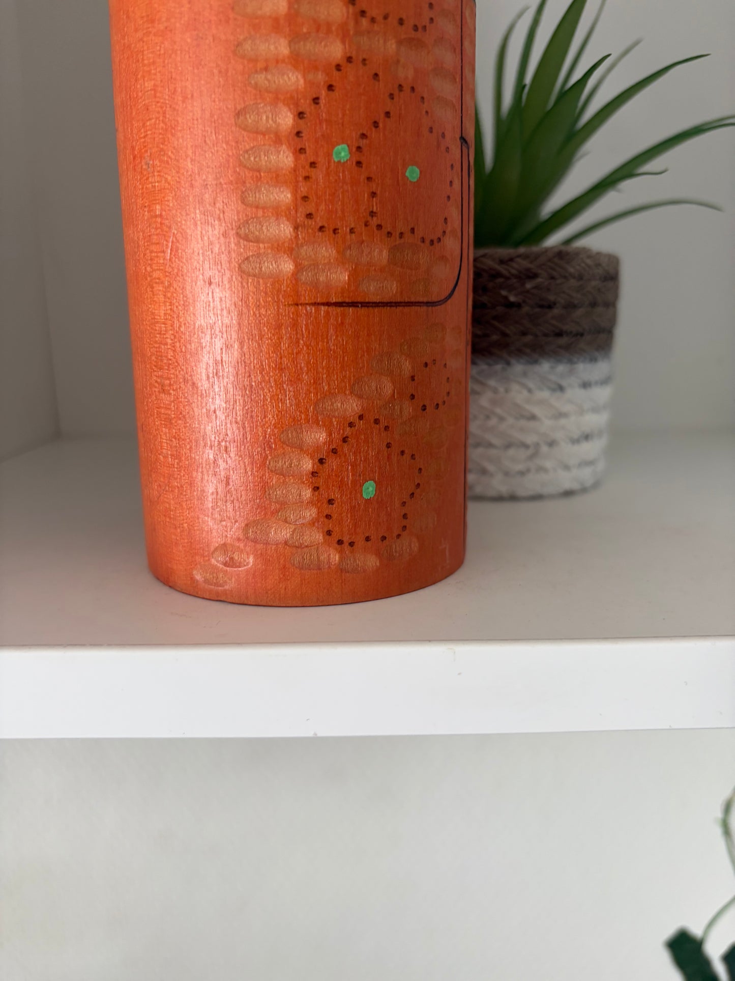 Vintage Gumma kokeshi by Kisaku