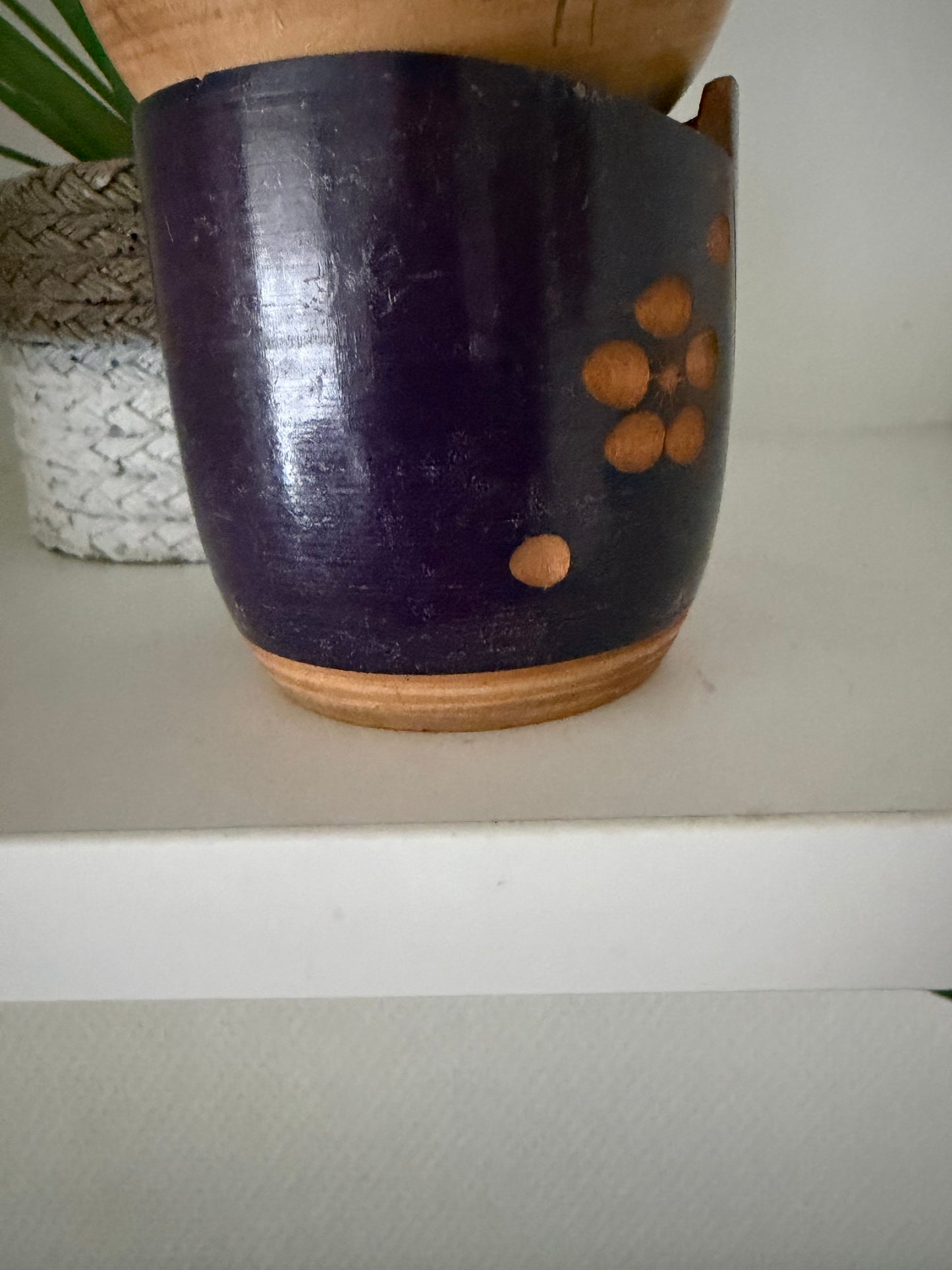 Vintage Sosaku kokeshi by Sato Suigai (1920-)