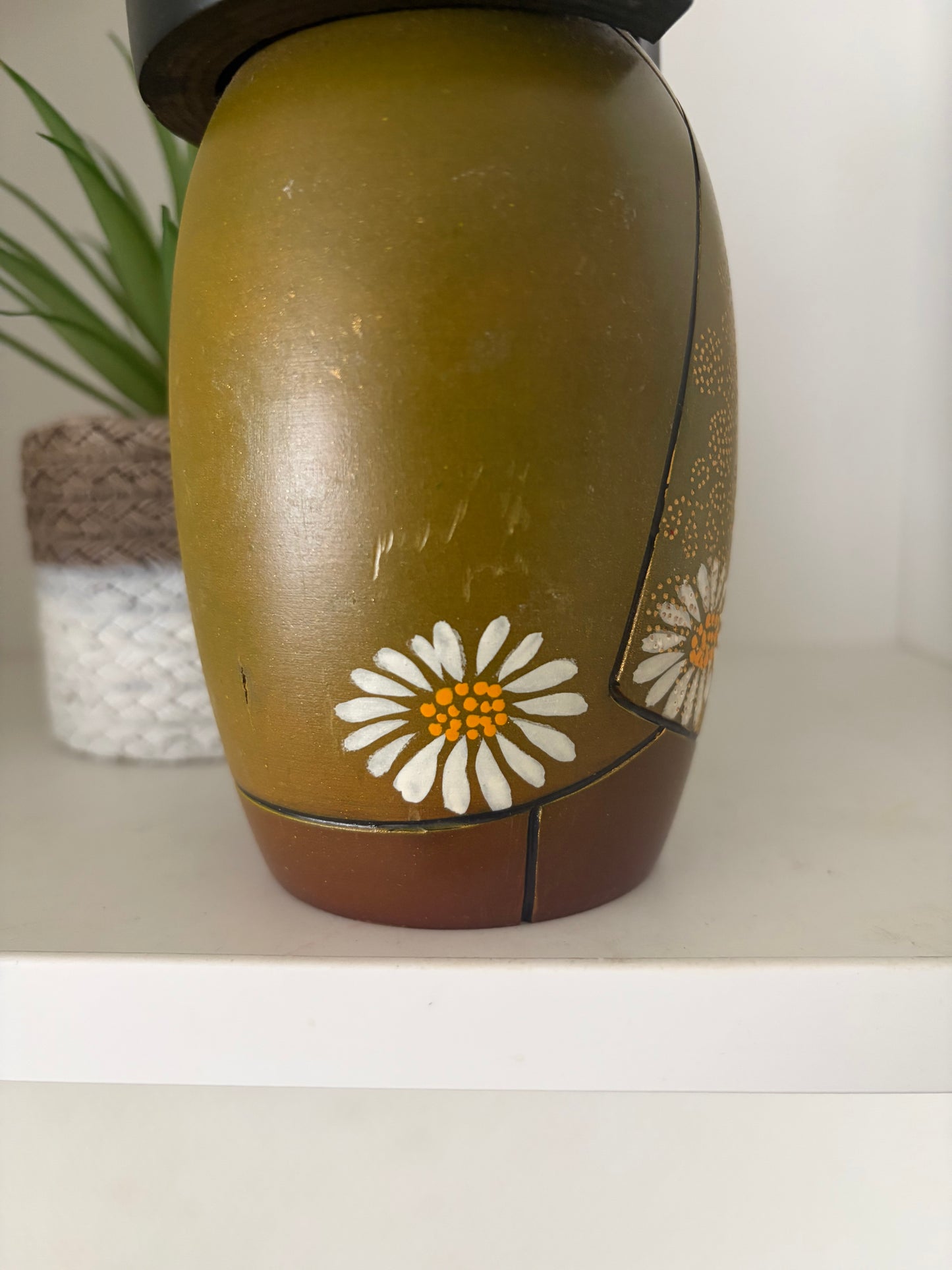 Vintage Gumma kokeshi by Kisaku