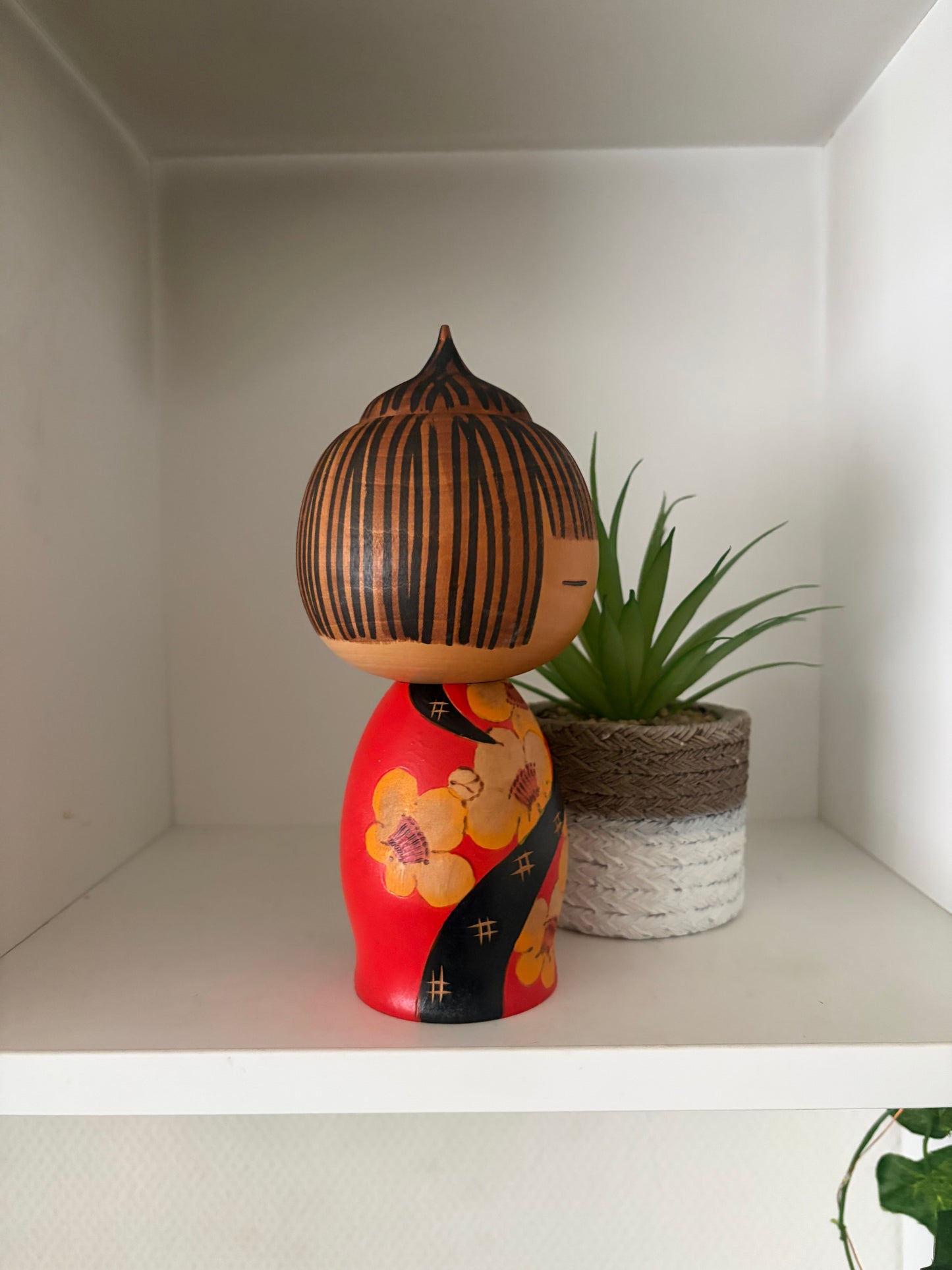 Rare vintage Sosaku kokeshi by Yuji Kawase (1938-)
