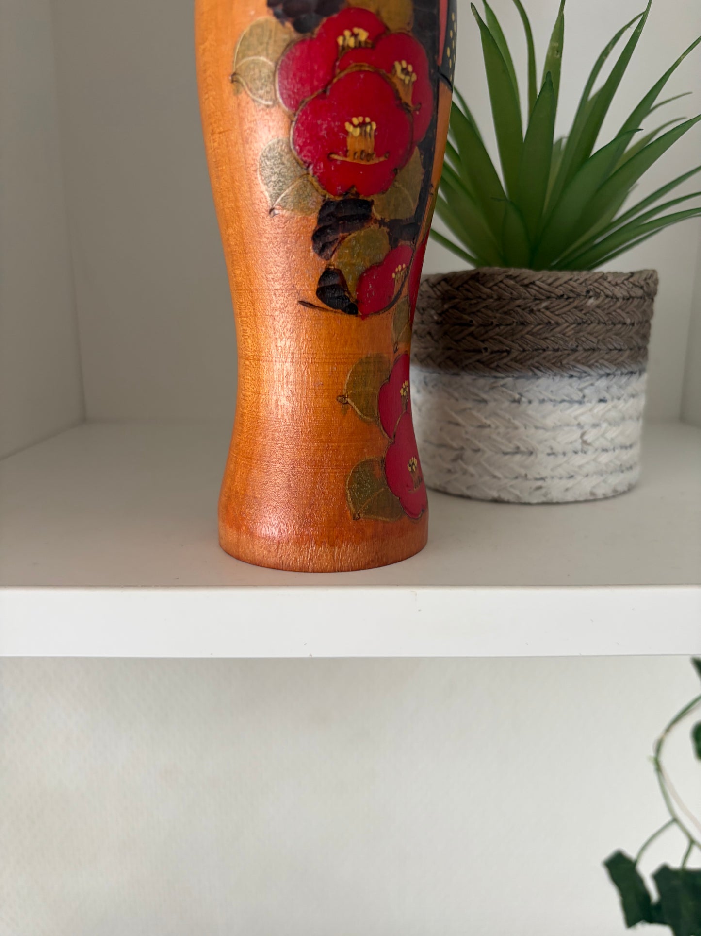 Vintage Gumma kokeshi by Kazuo Takamizawa (1927-)