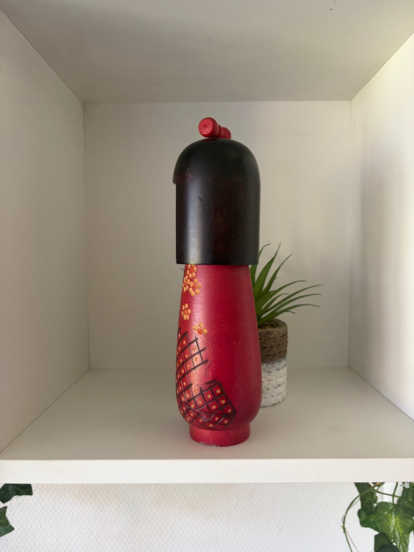 Vintage Gumma kokeshi by Kazuo Takamizawa (1927-)