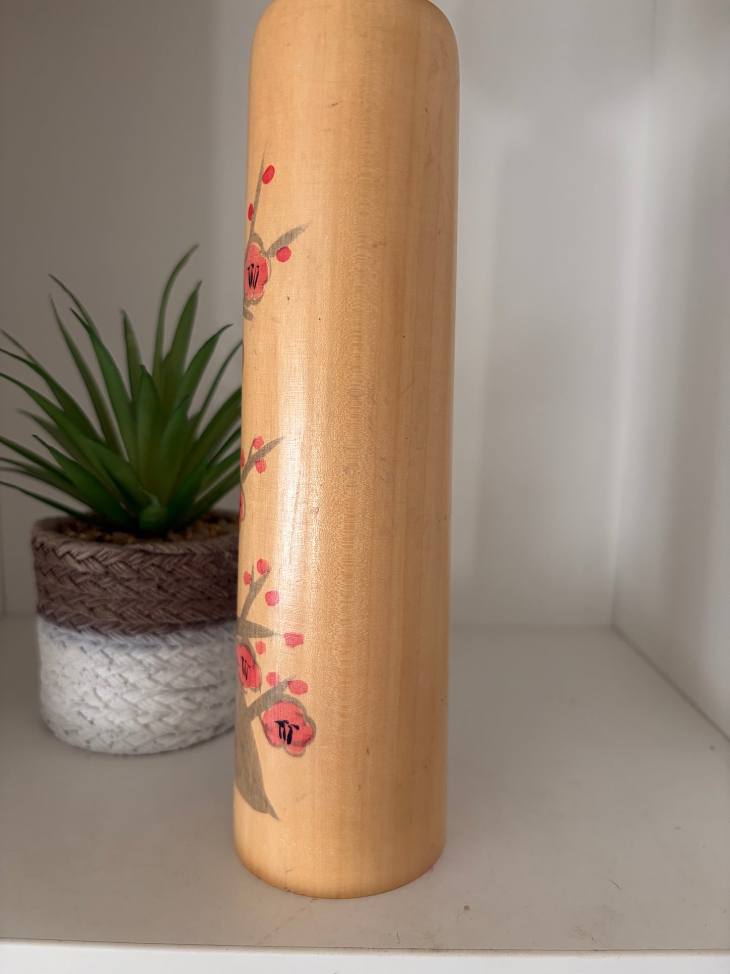 Vintage Sosaku kokeshi by Eiko Shibata (1924-) - Dated 1990