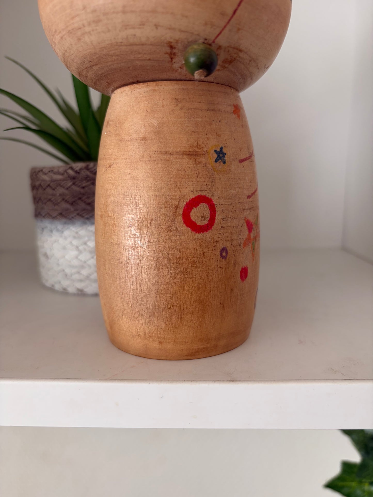 Rare Vintage Creative Kokeshi By Hiroe Fukushima
