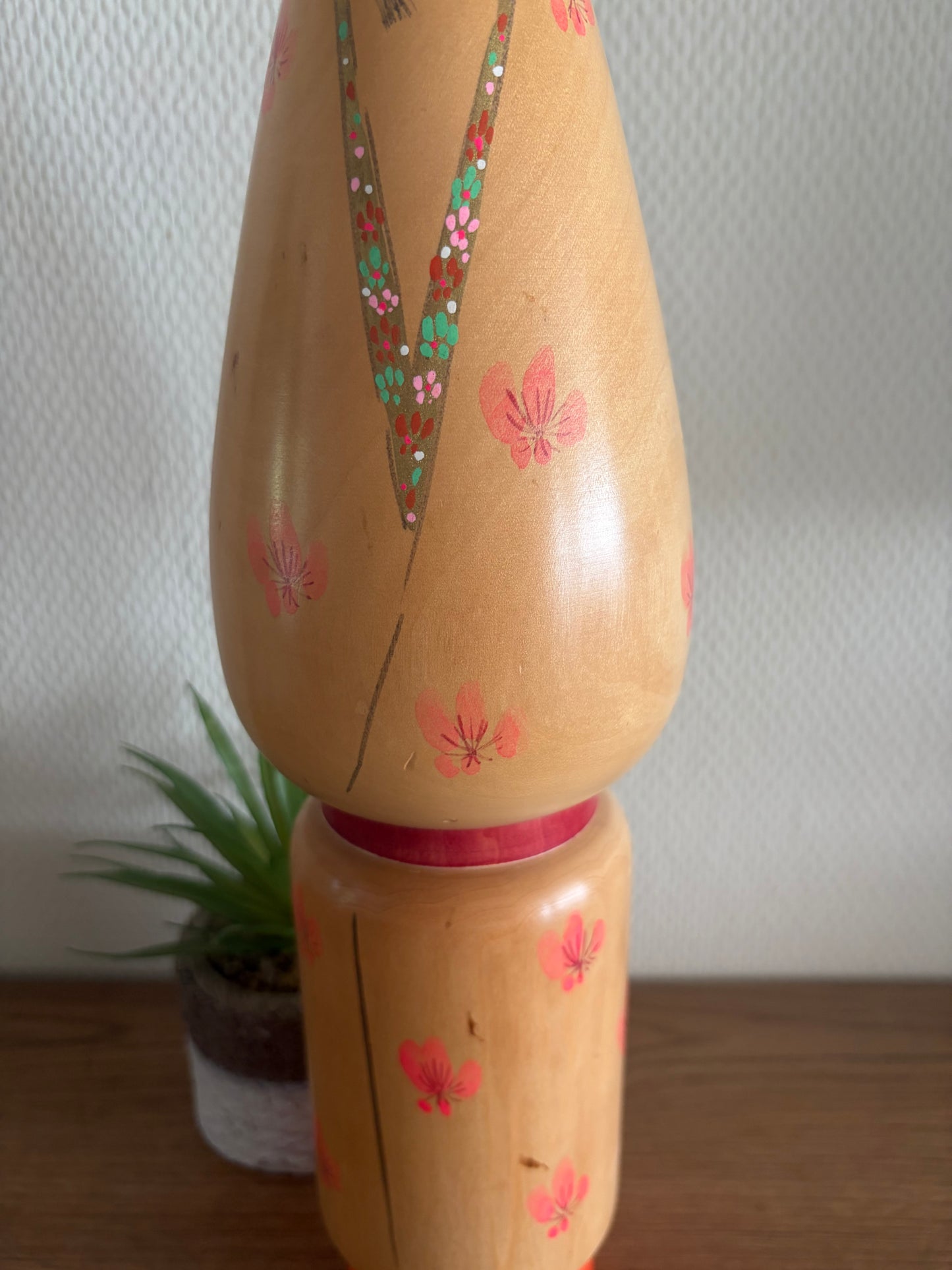 Rare vintage Sosaku kokeshi by Takahashi Hashime (1918-2002)