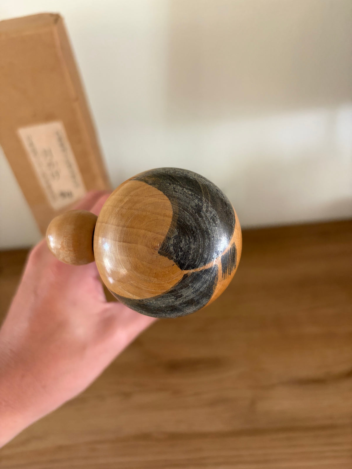 Vintage Sosaku kokeshi by Sato Suigai (1920-)