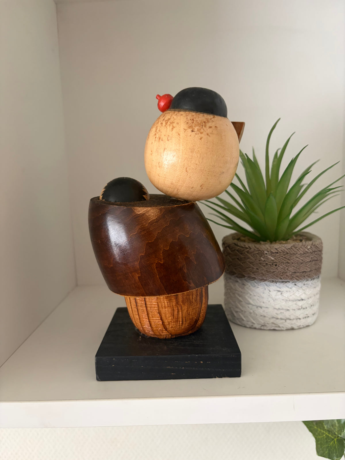 Vintage Sosaku kokeshi by Isamu Yamakawa - Mother and child