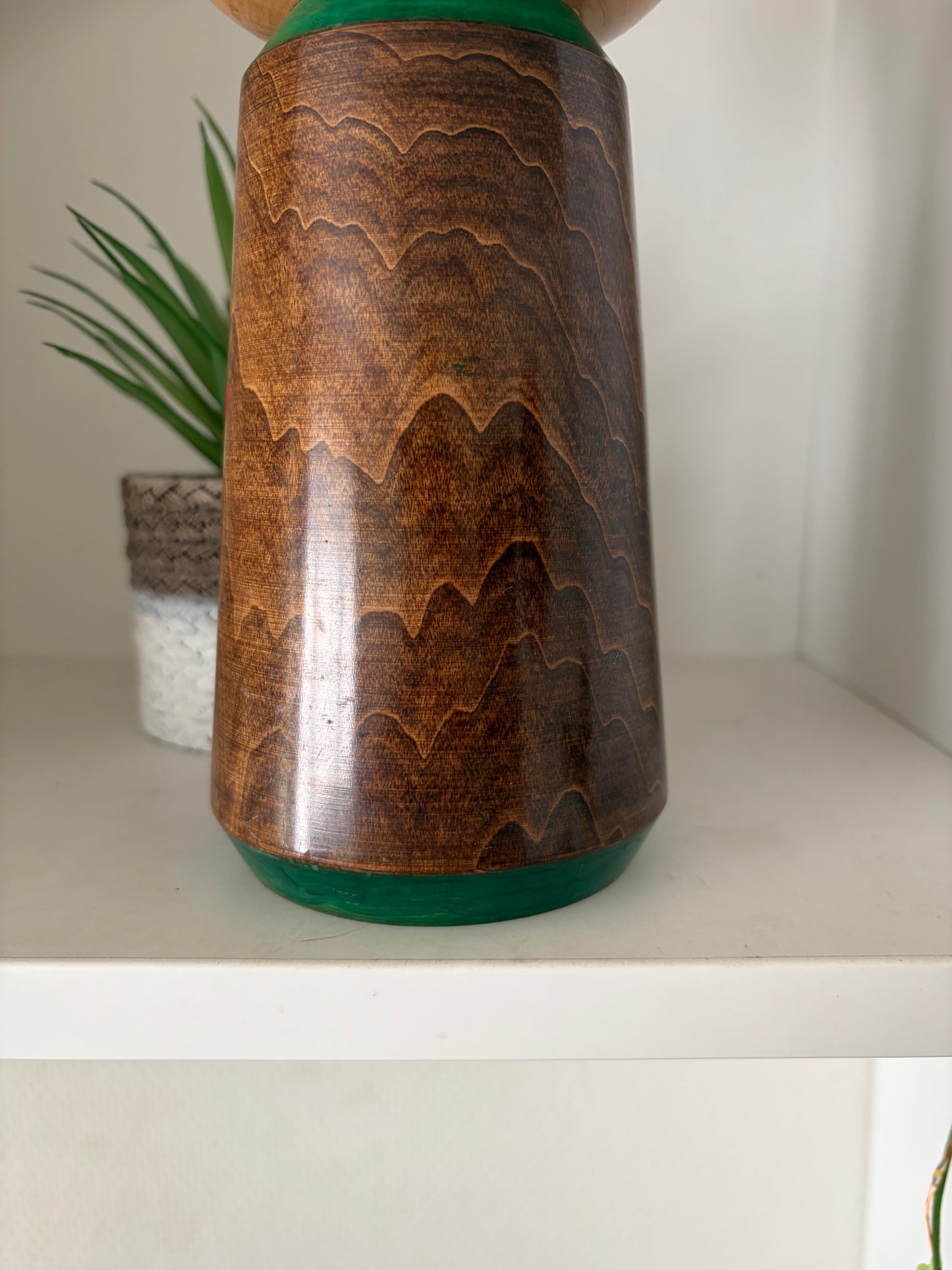 Rare Sosaku Kokeshi By Akinori Takahashi (1957-) - TSUBAKINOKO