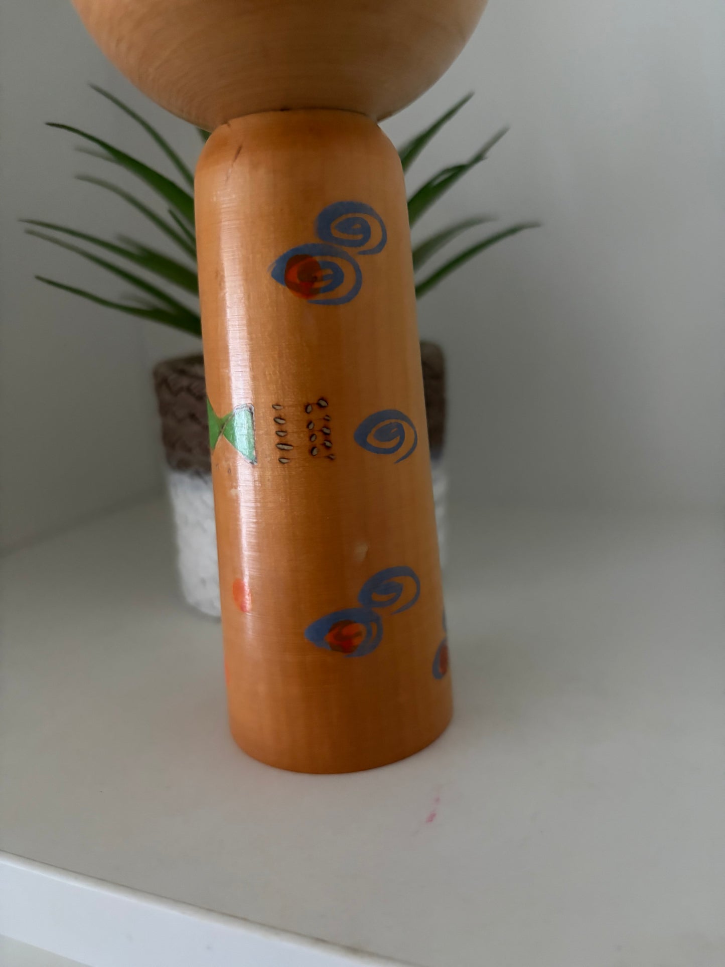 Rare vintage Sosaku kokeshi by Yuji Kawase (1938-)