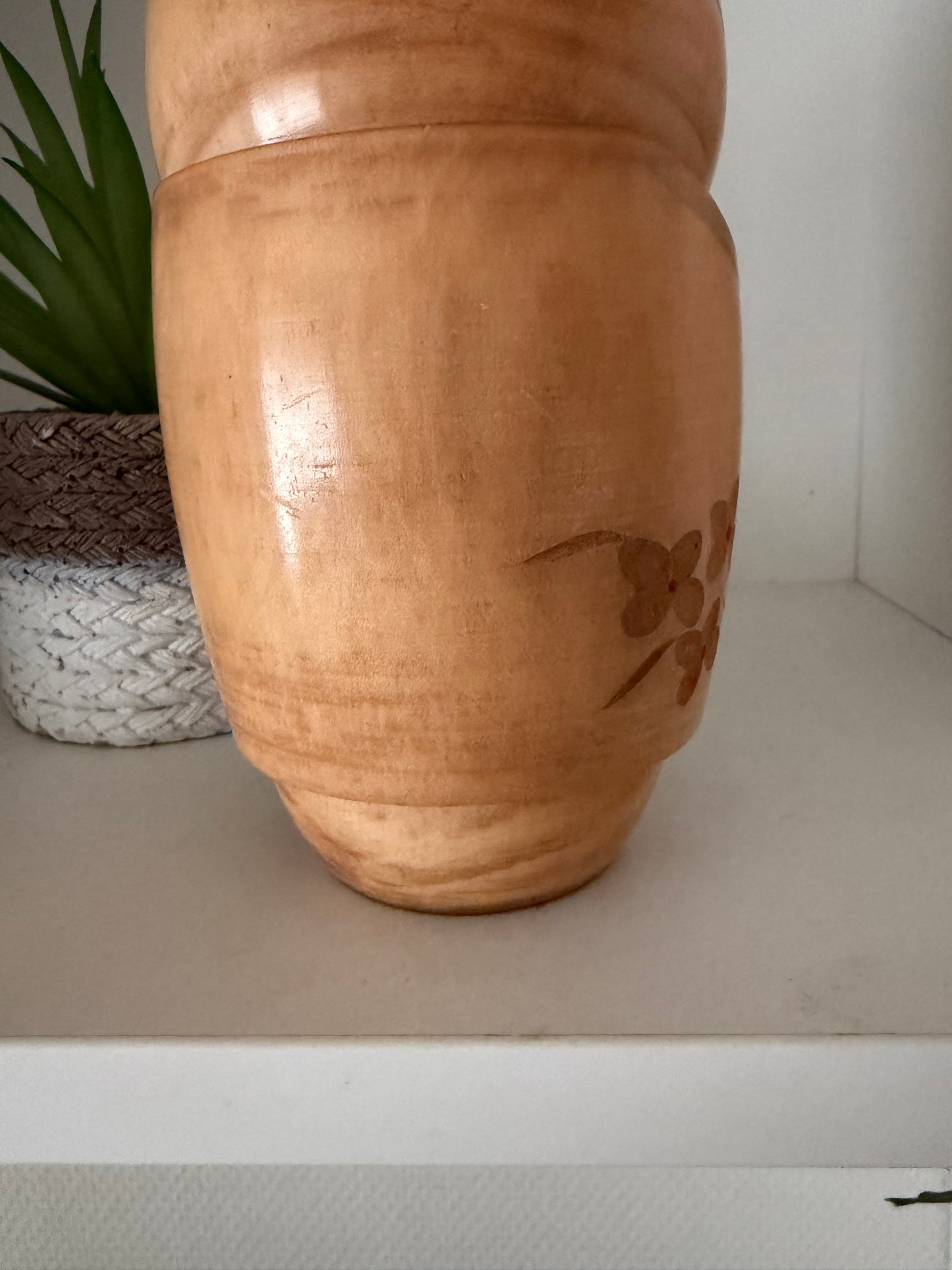 Rare vintage Sosaku kokeshi by Inosuke Kobayashi (1931-)