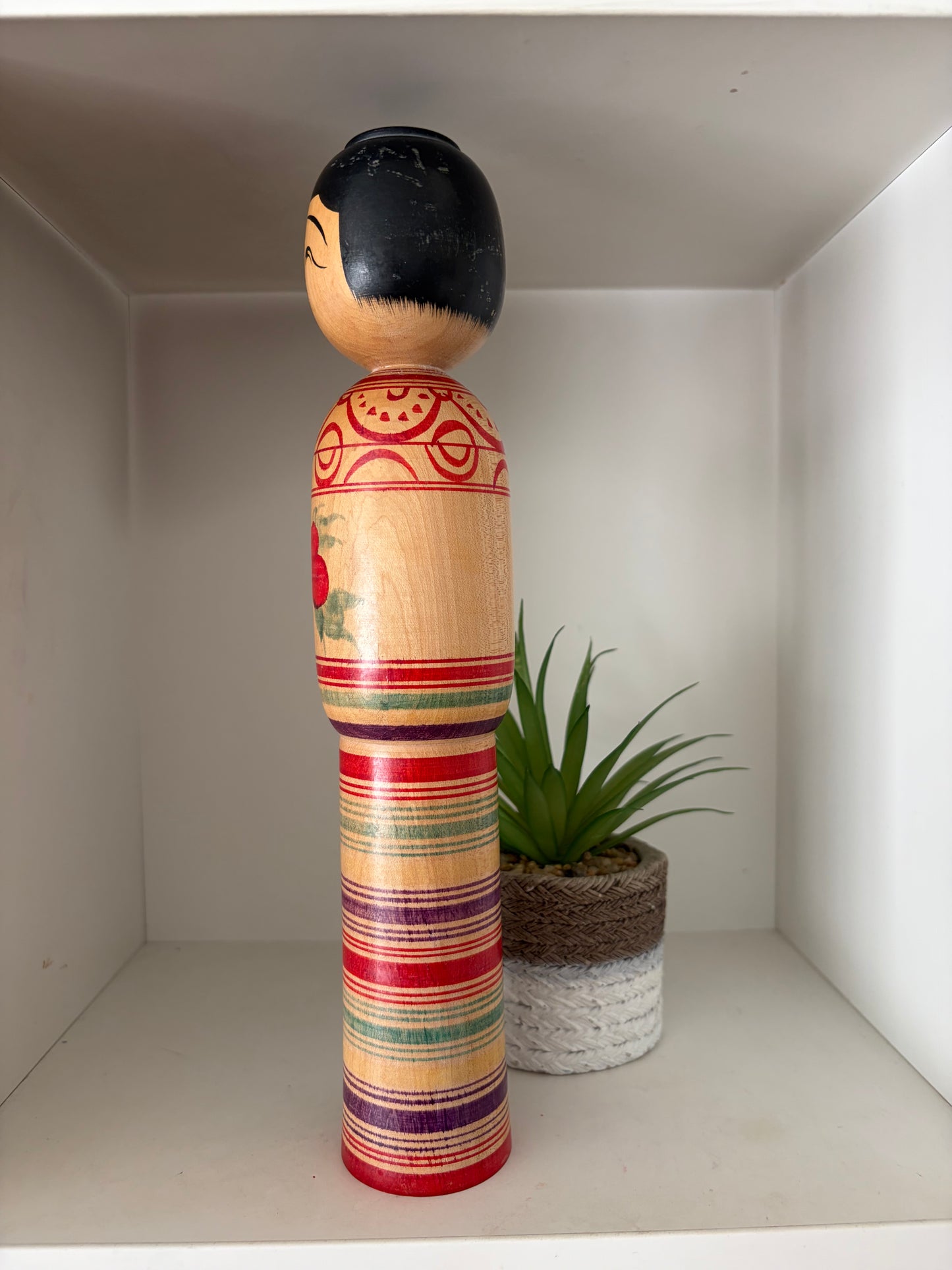 Vintage Tsugaro Kokeshi by Okuse Tetsunori (1940-1992)