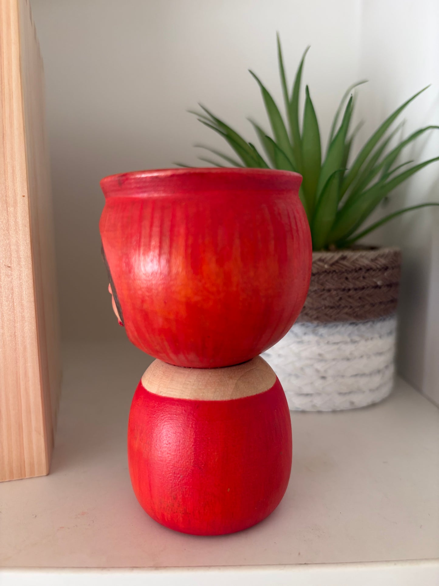 Exclusive One off a kind kokeshi by Nagisa Hirano!