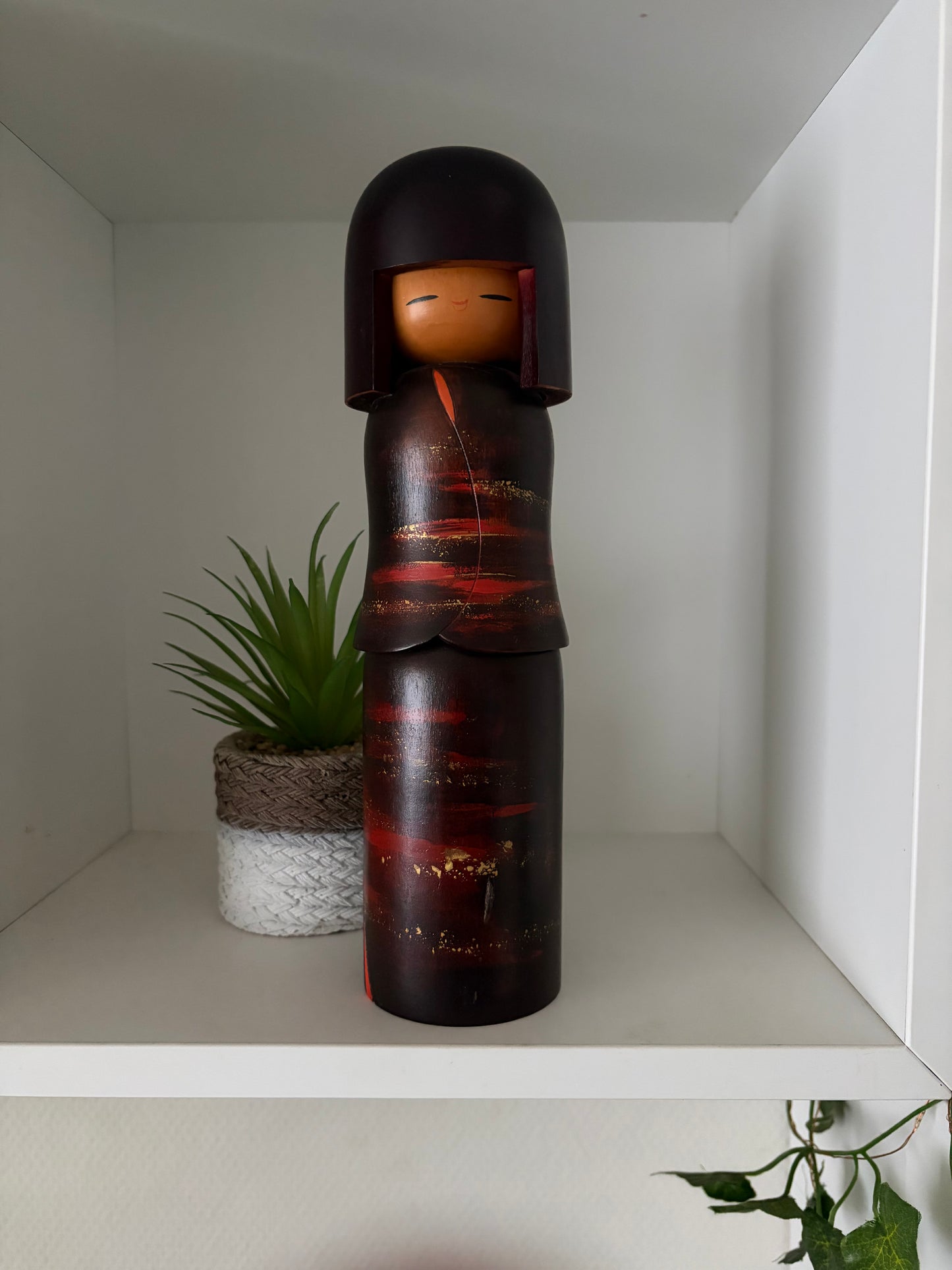 Vintage Gumma Kokeshi by Aoki Ryoka (1931-)
