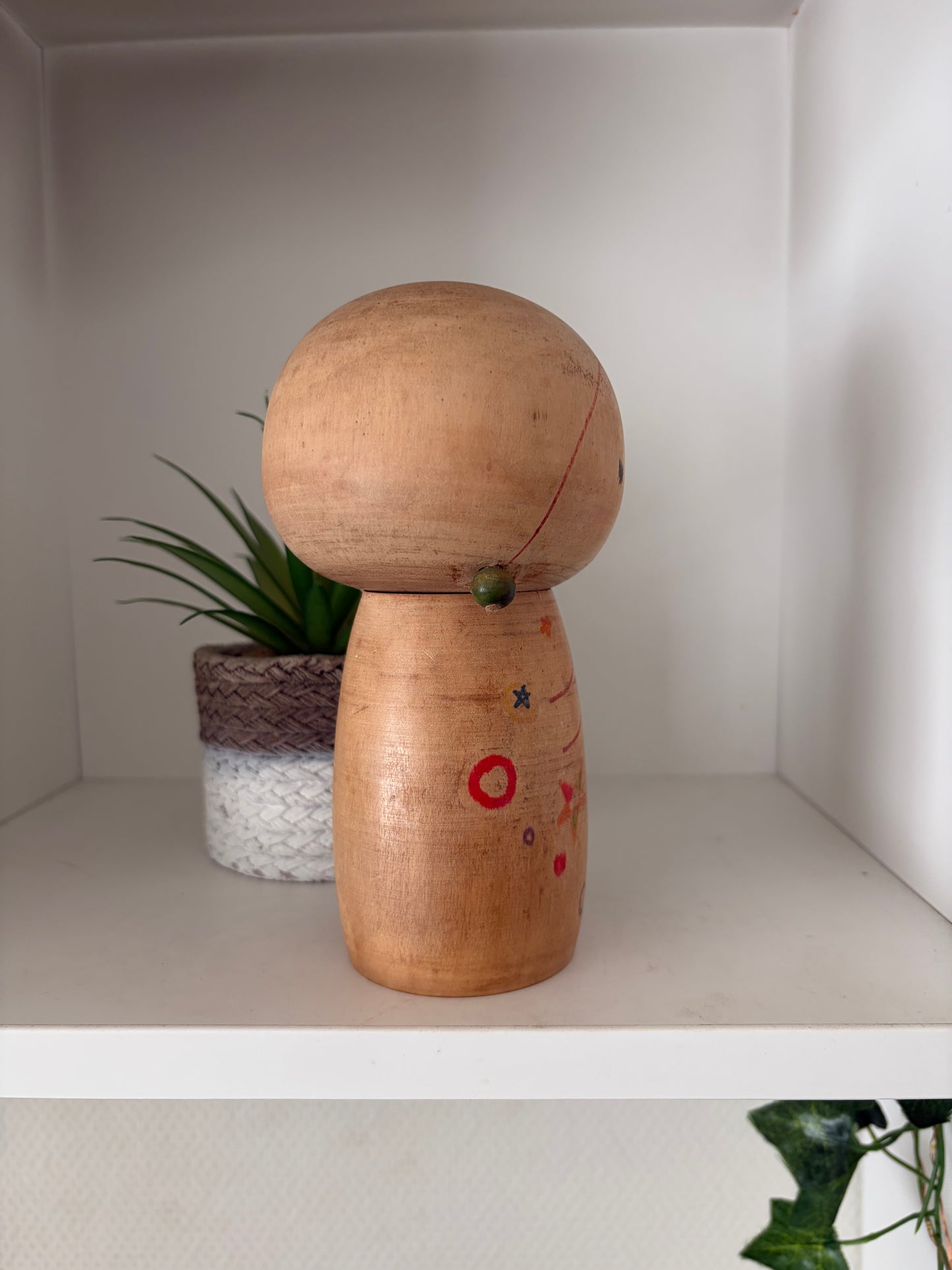 Rare Vintage Creative Kokeshi By Hiroe Fukushima