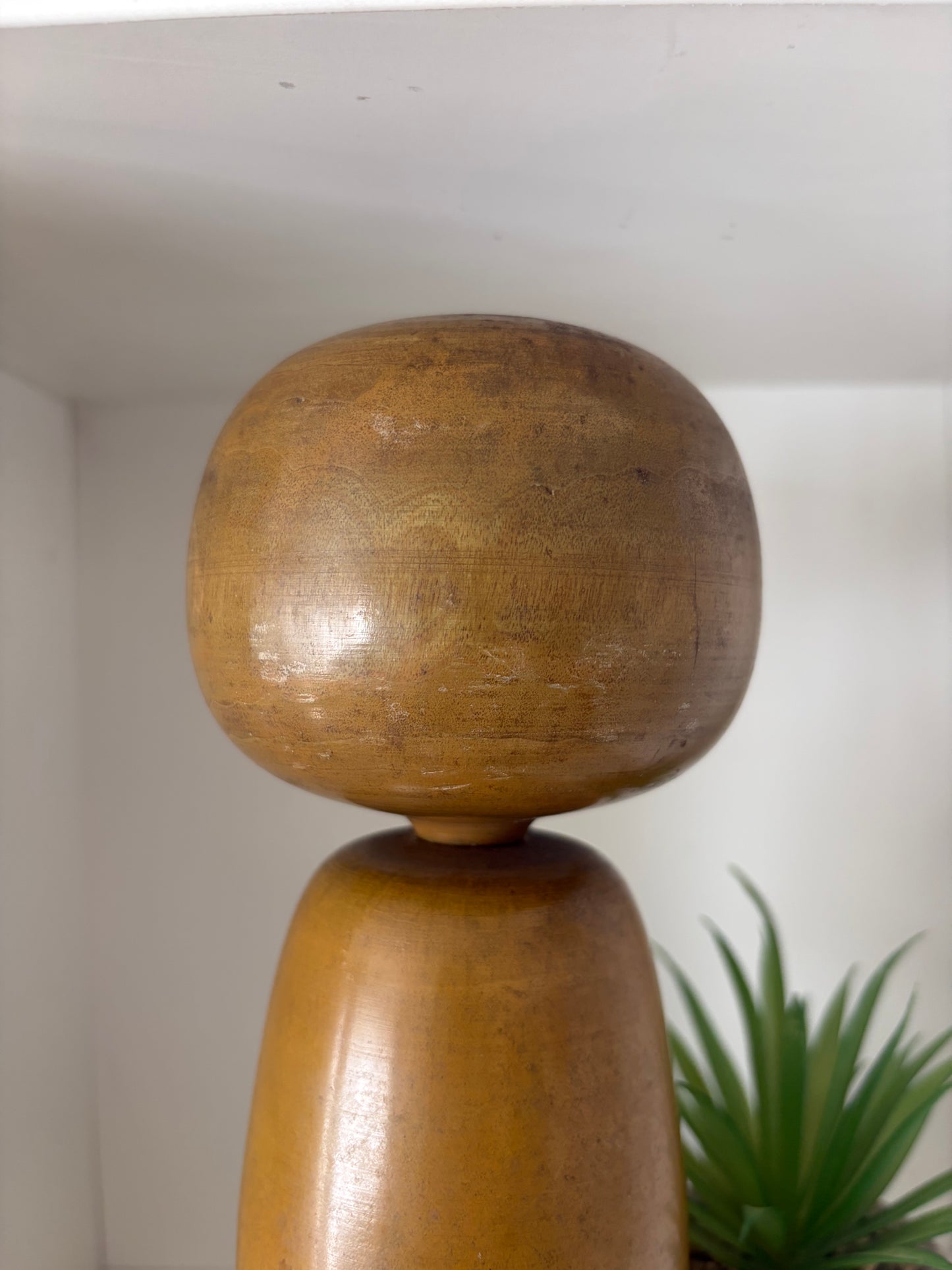 Vintage Sosaku kokeshi by Kato Masami (1925-)