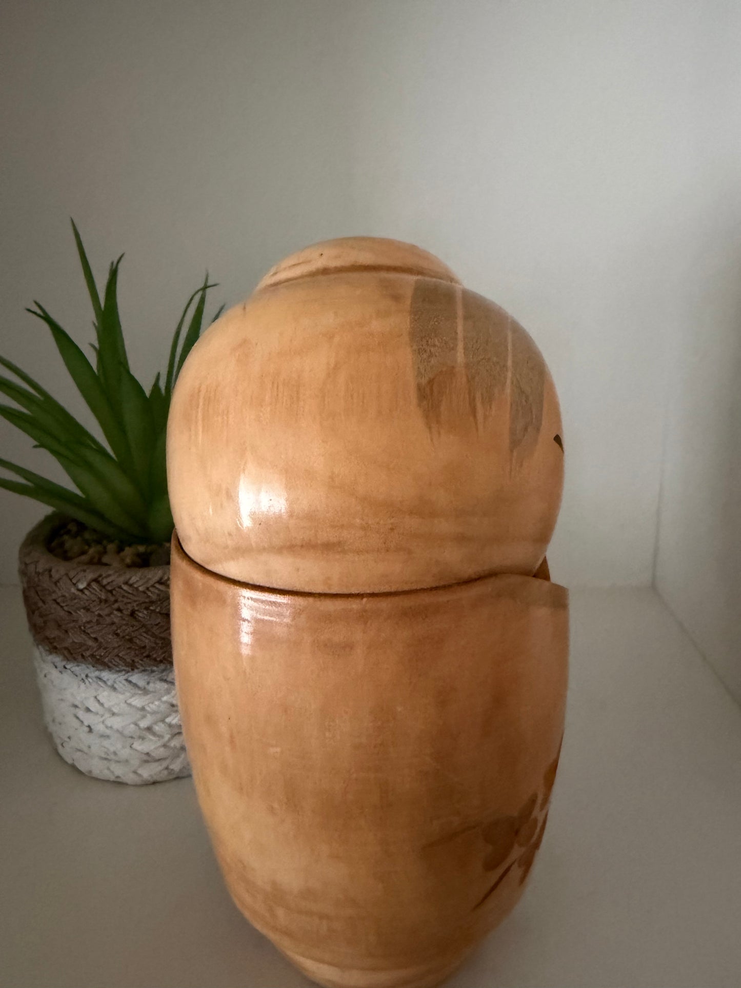 Rare vintage Sosaku kokeshi by Inosuke Kobayashi (1931-)