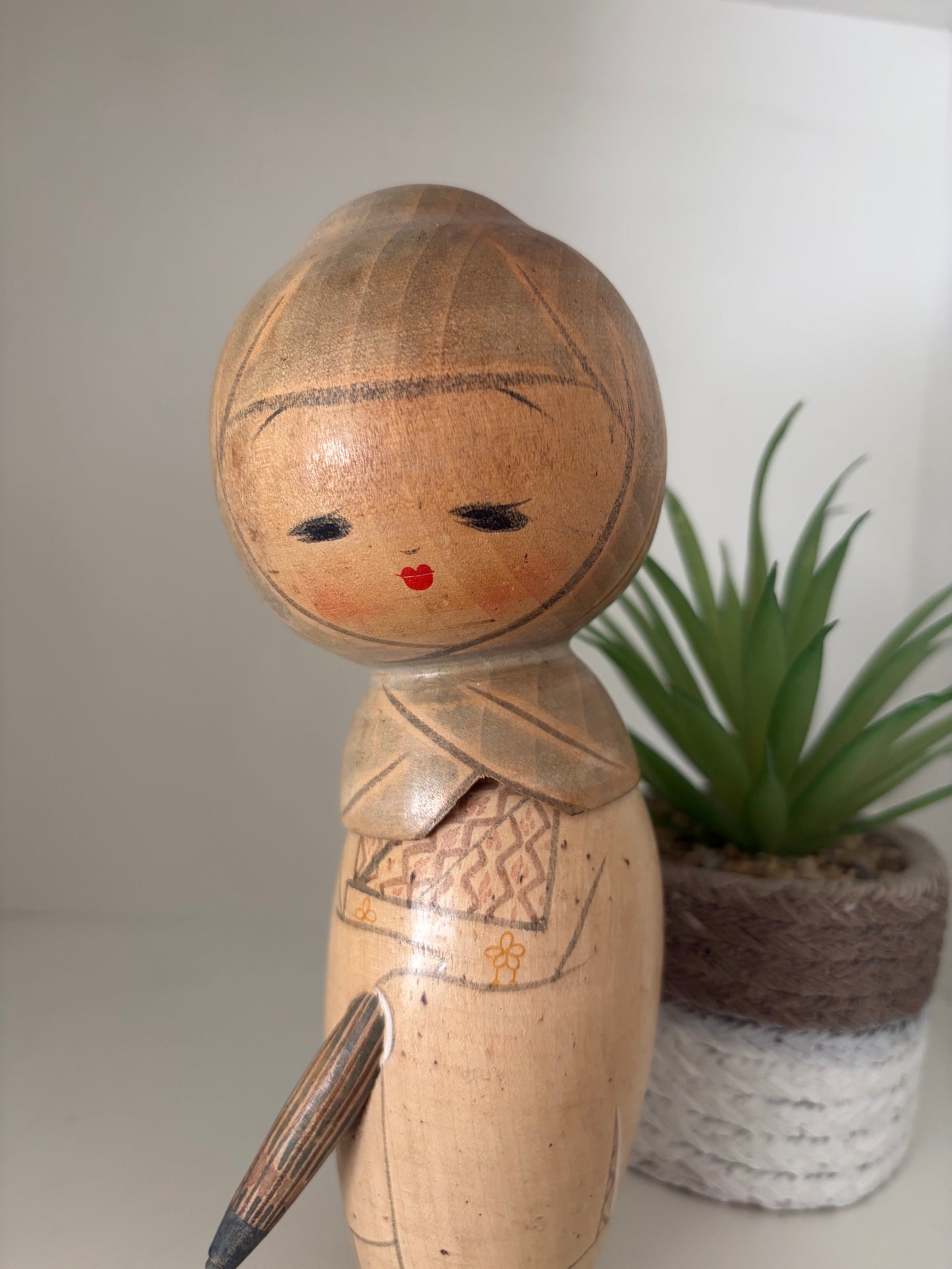 Rare vintage Sosaku kokeshi by Imai Tamamizu