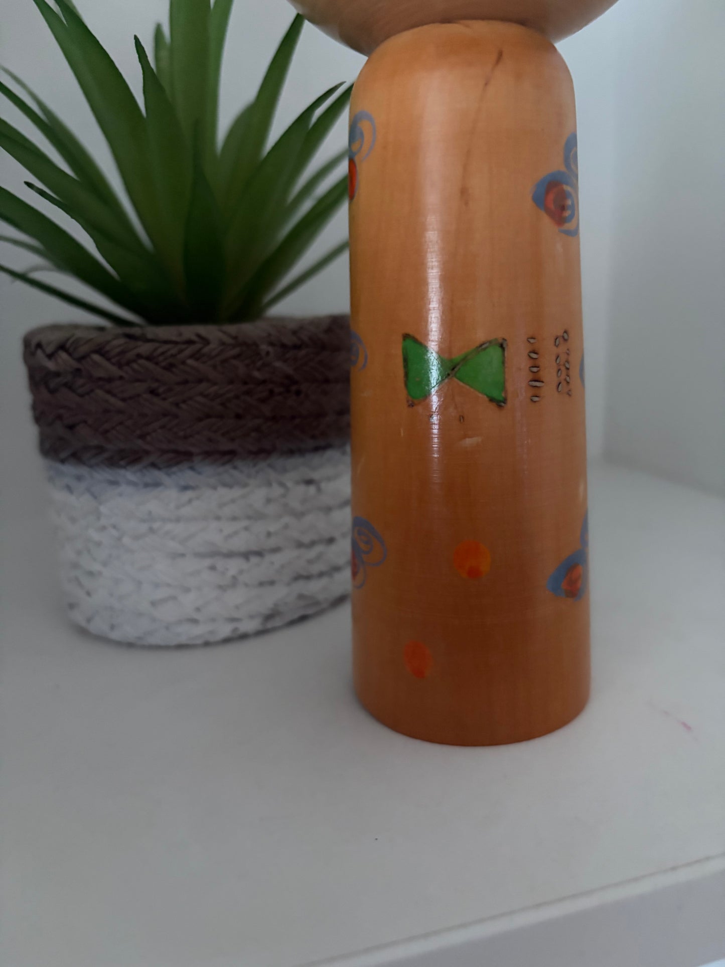 Rare vintage Sosaku kokeshi by Yuji Kawase (1938-)