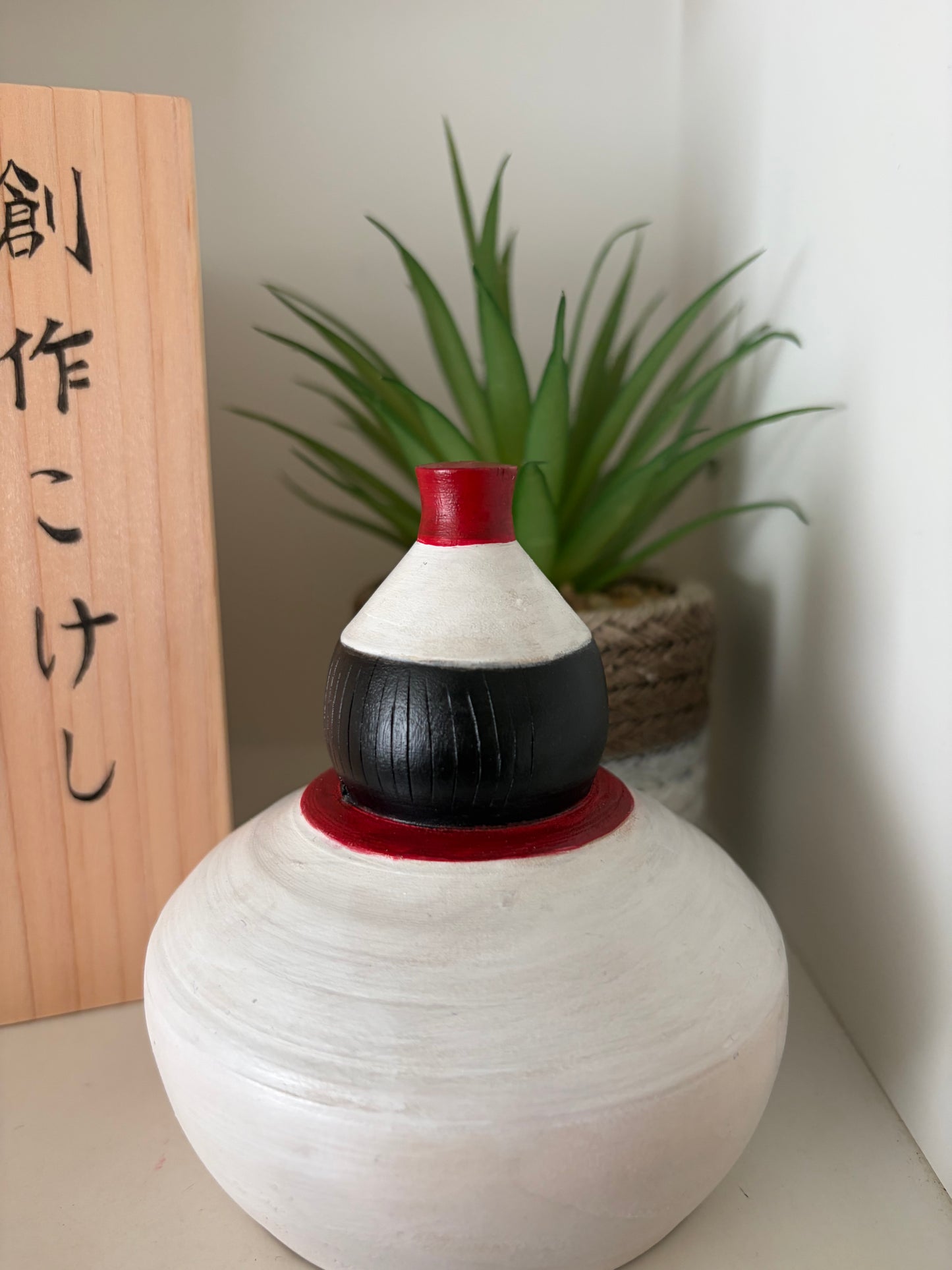 Exclusive One off a kind kokeshi by Nagisa Hirano