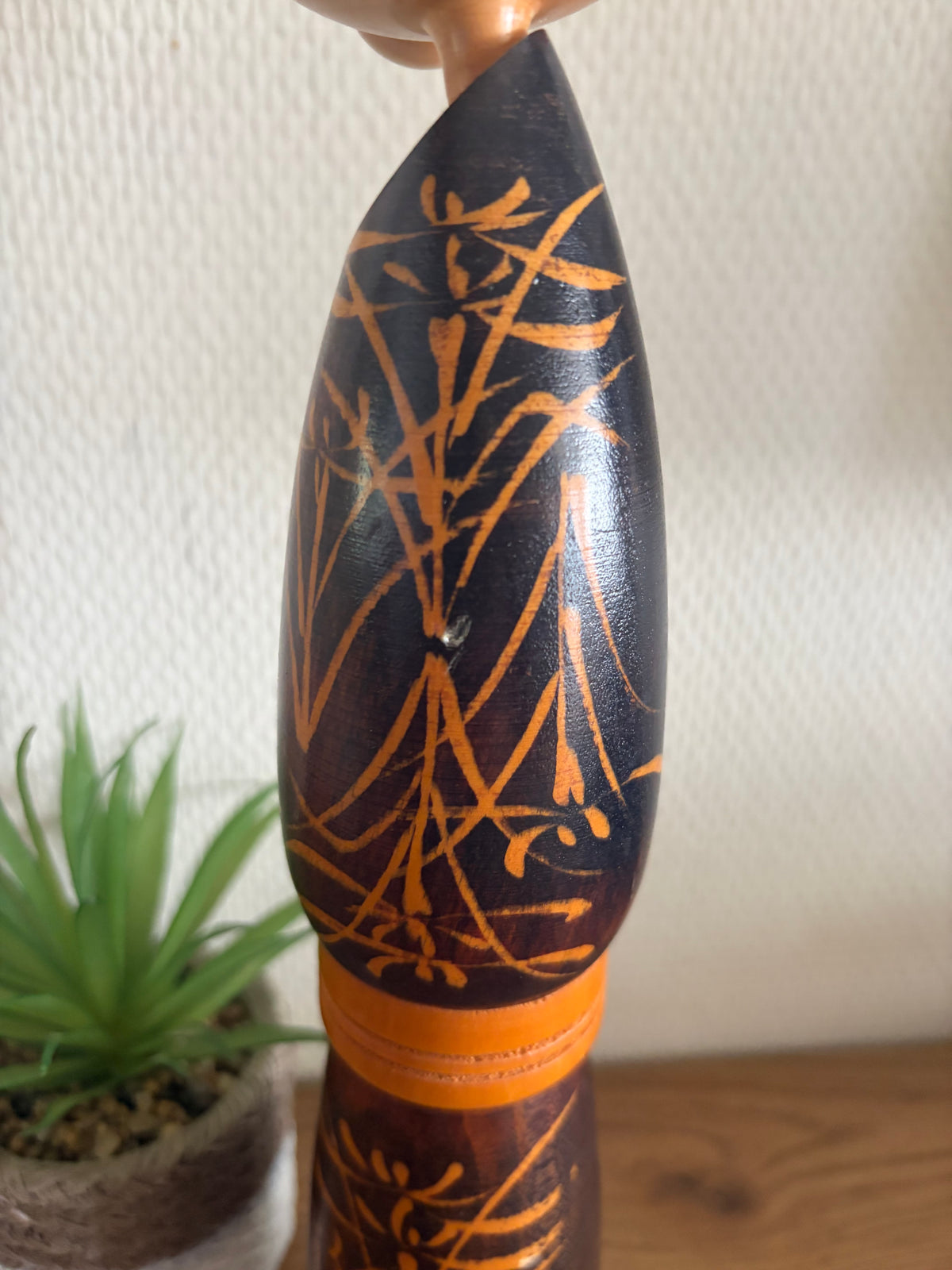 Vintage Sosaku kokeshi by Sato Suigai (1920-)