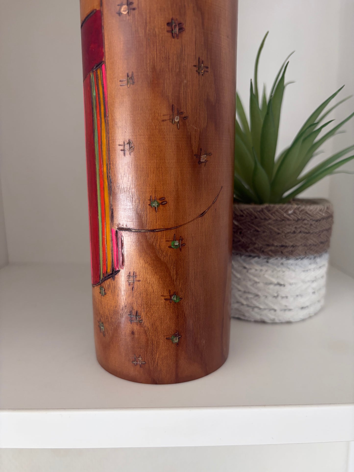 Vintage Creative Kokeshi By Takahashi Akinori (1957-)