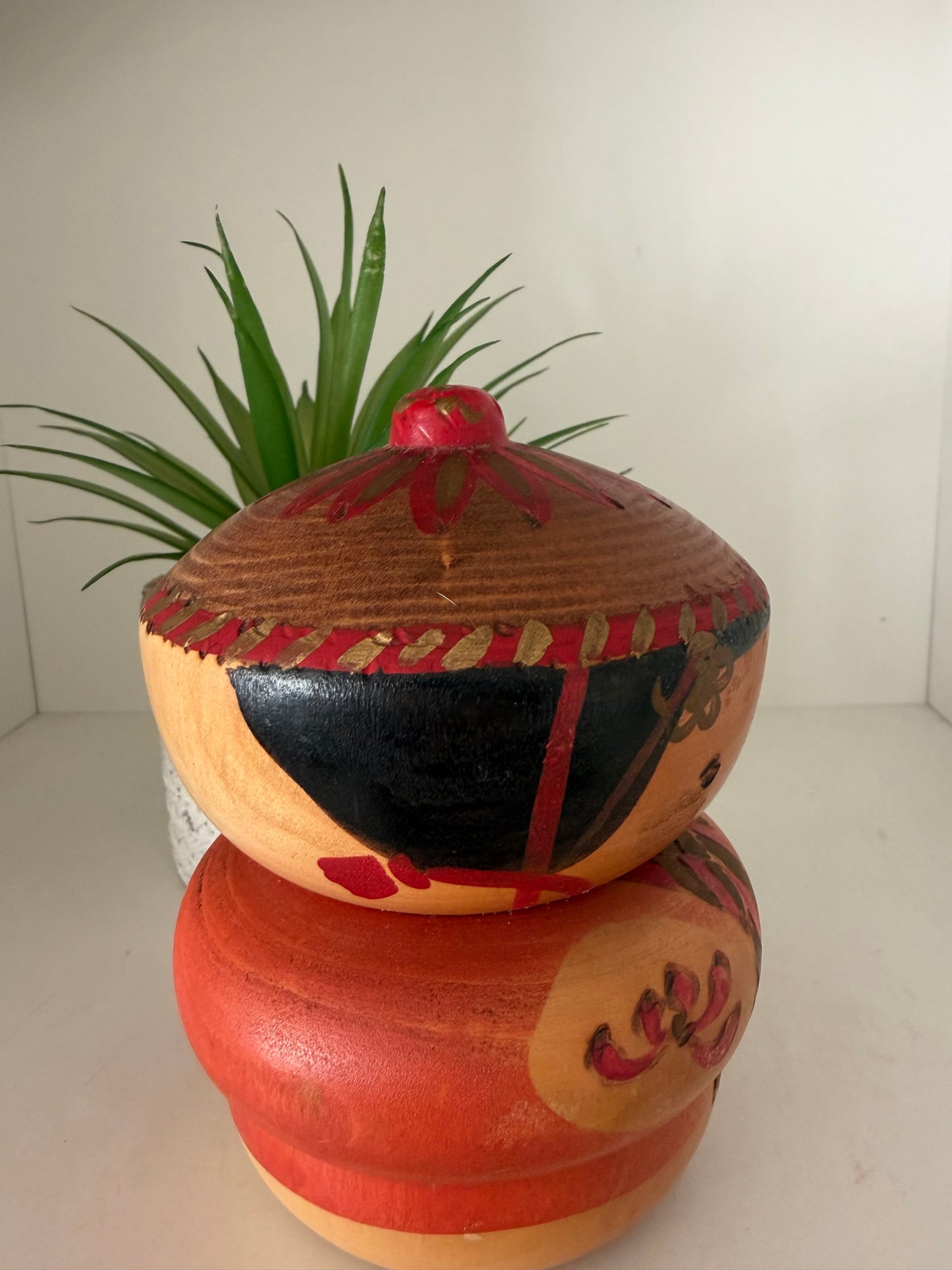Rare Vintage Creative Kokeshi By Hiroe Fukushima