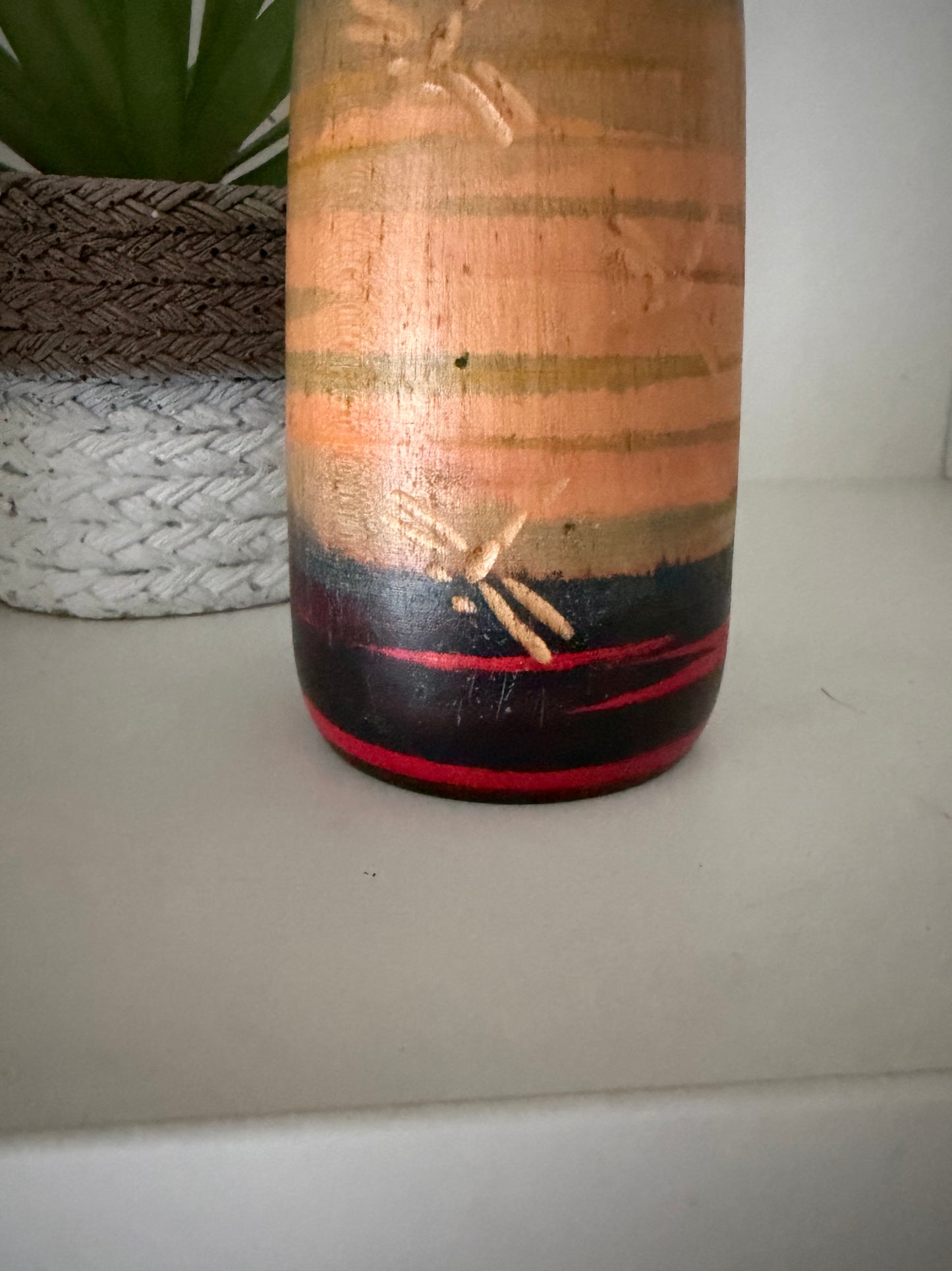 Rare Vintage Creative Kokeshi By Tsujita Tatsuya