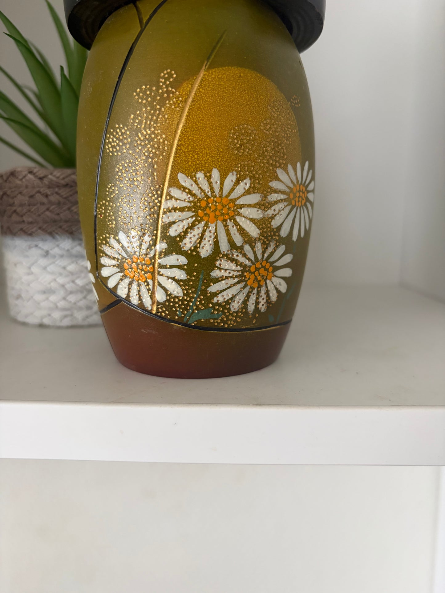 Vintage Gumma kokeshi by Kisaku