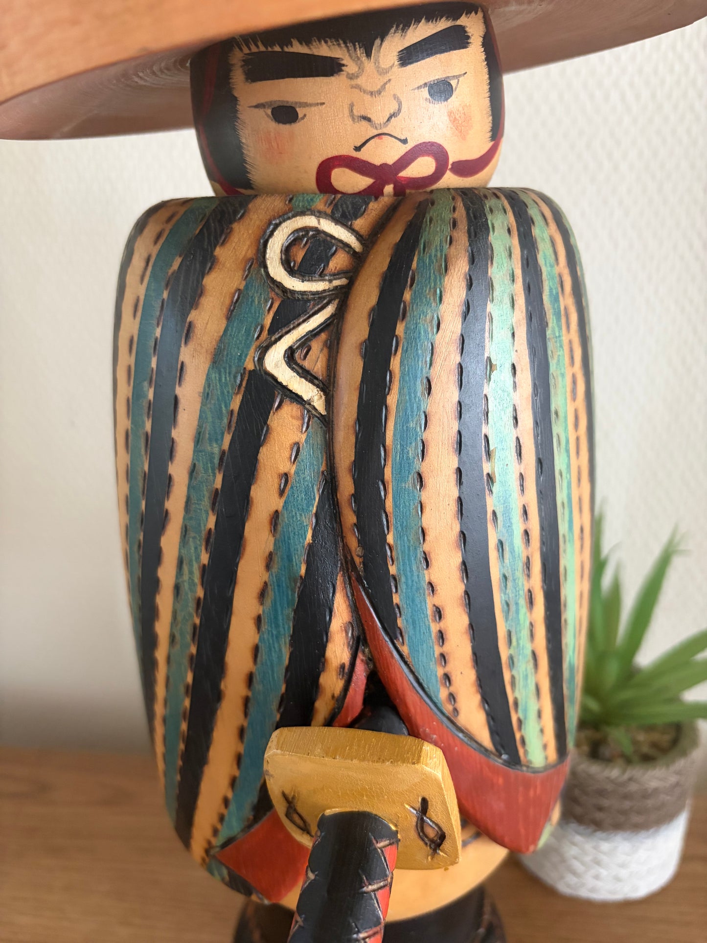 Exclusive vintage Gumma kokeshi by Inosuke Kobayashi (1931-)
