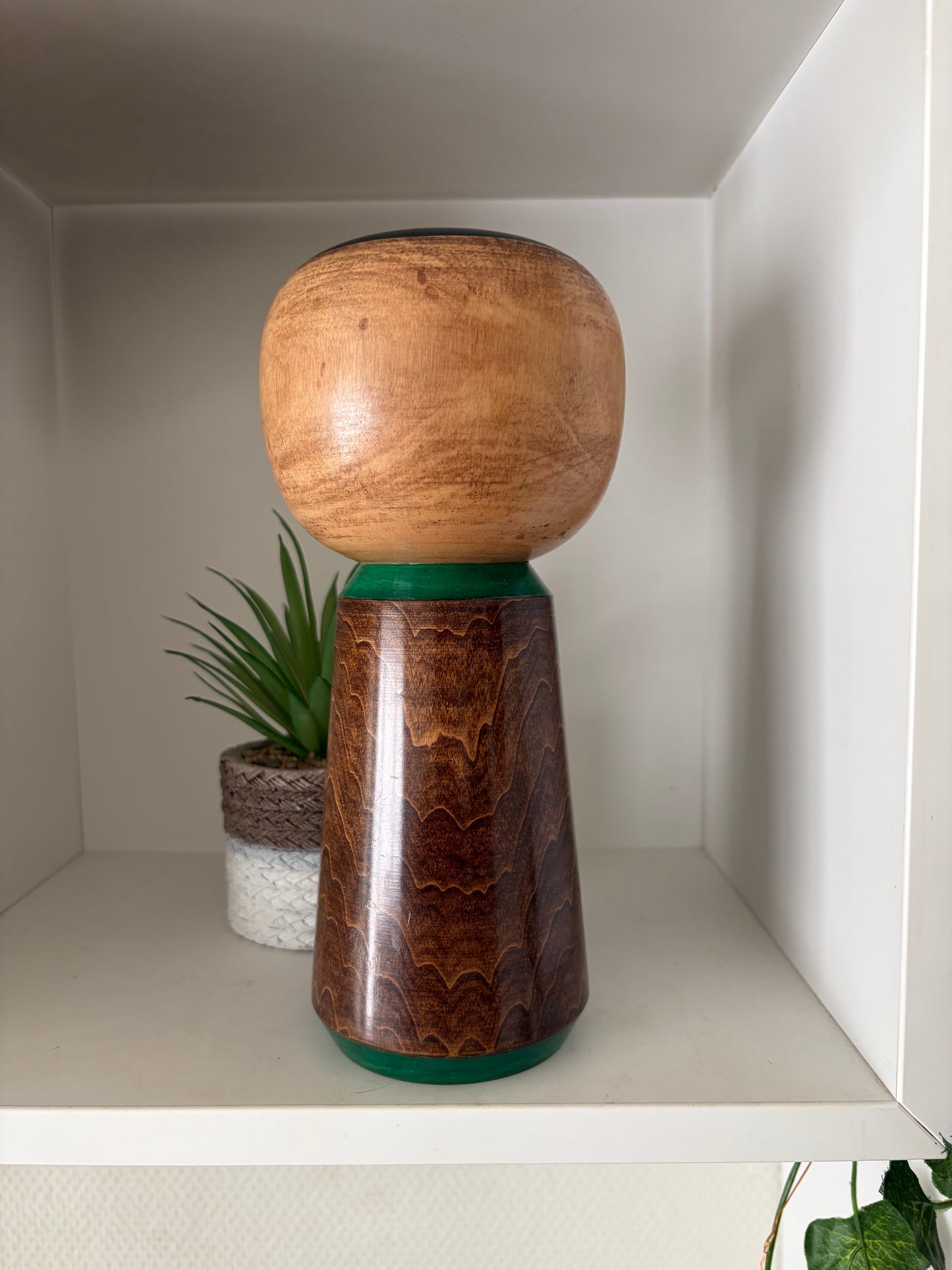 Rare Sosaku Kokeshi By Akinori Takahashi (1957-) - TSUBAKINOKO