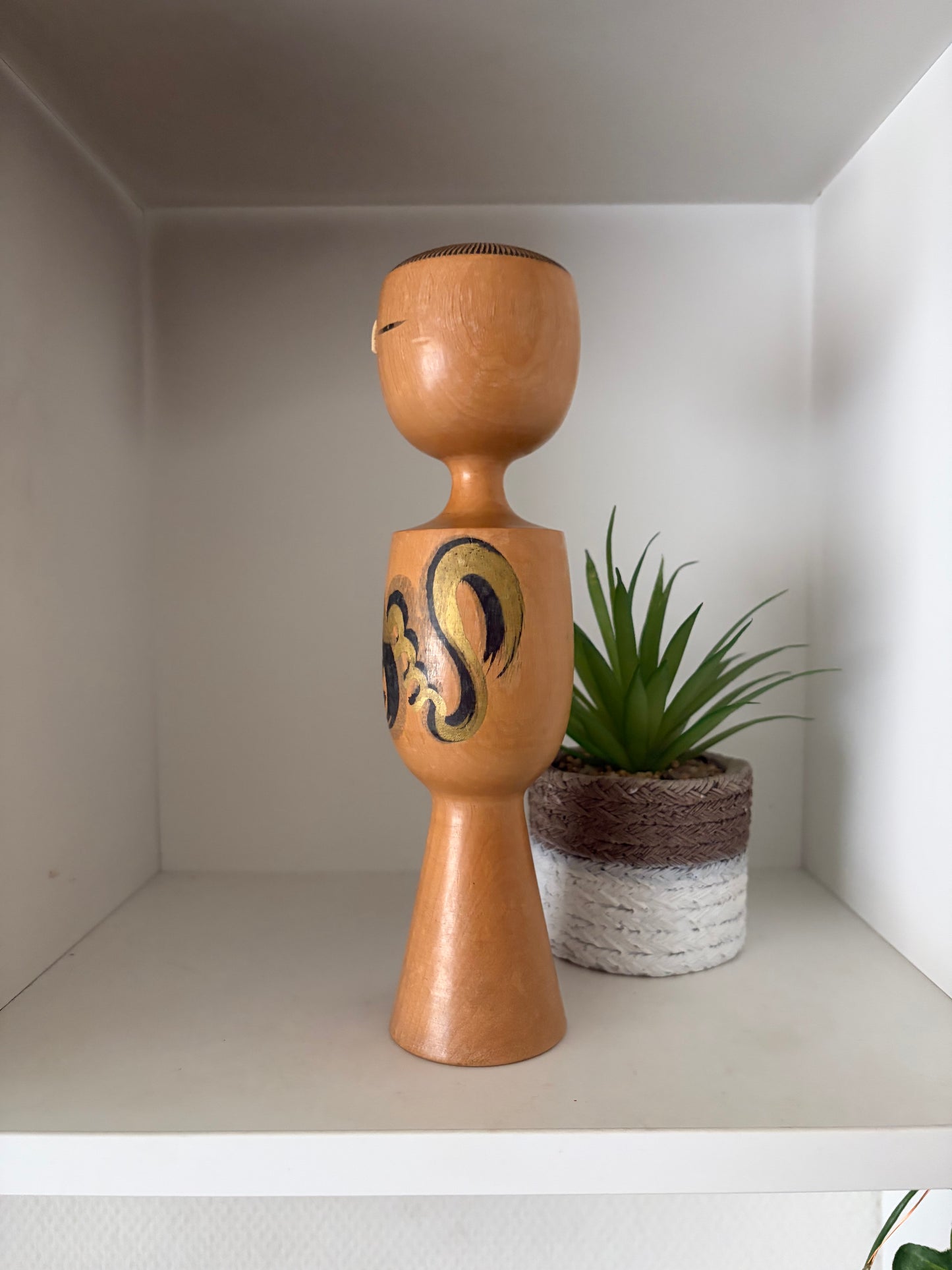 Rare Vintage Creative Kokeshi by Fukuju Yusa (1930-2001)