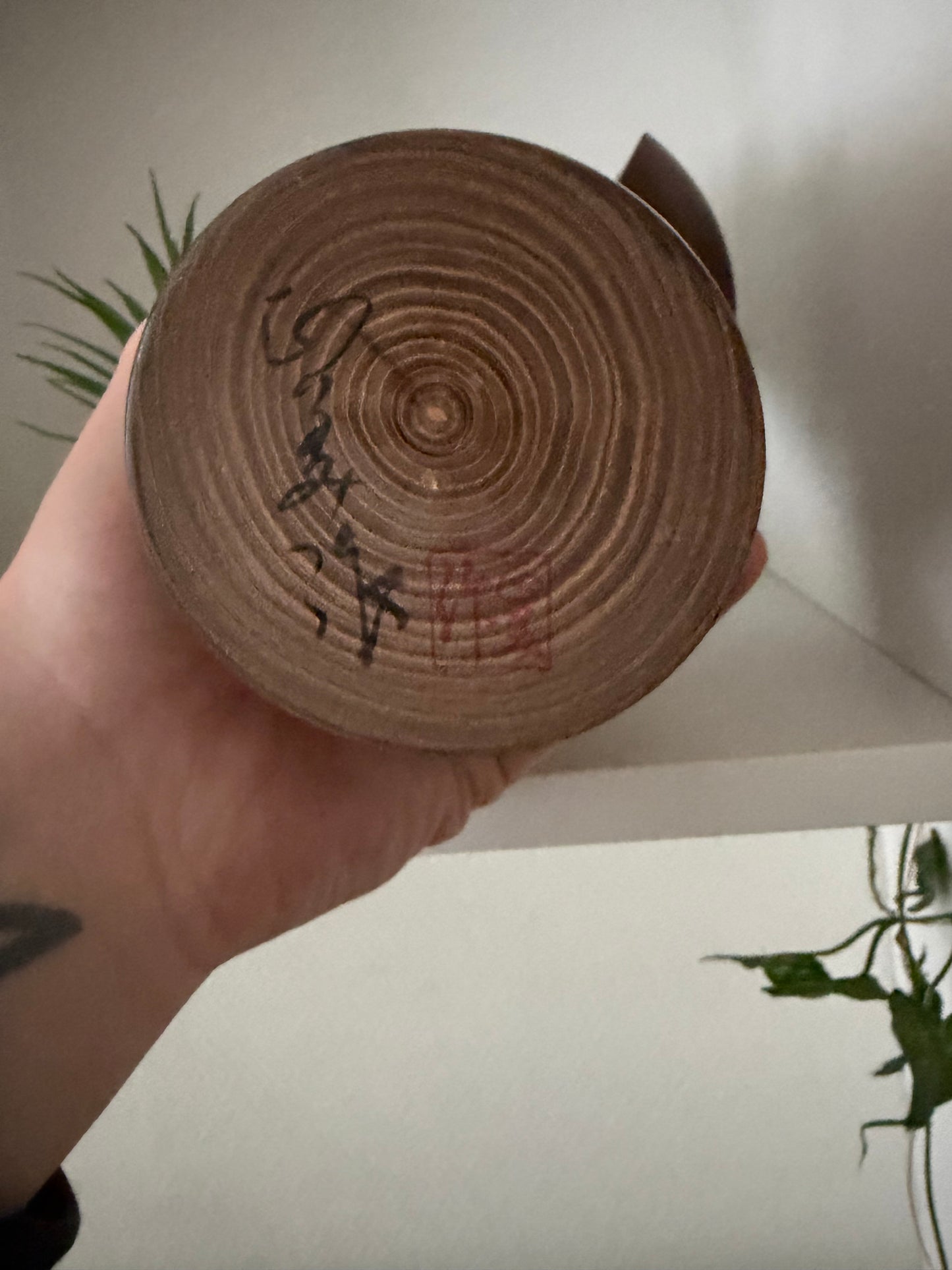 Rare vintage Sosaku kokeshi by Kato Masami (1925-)