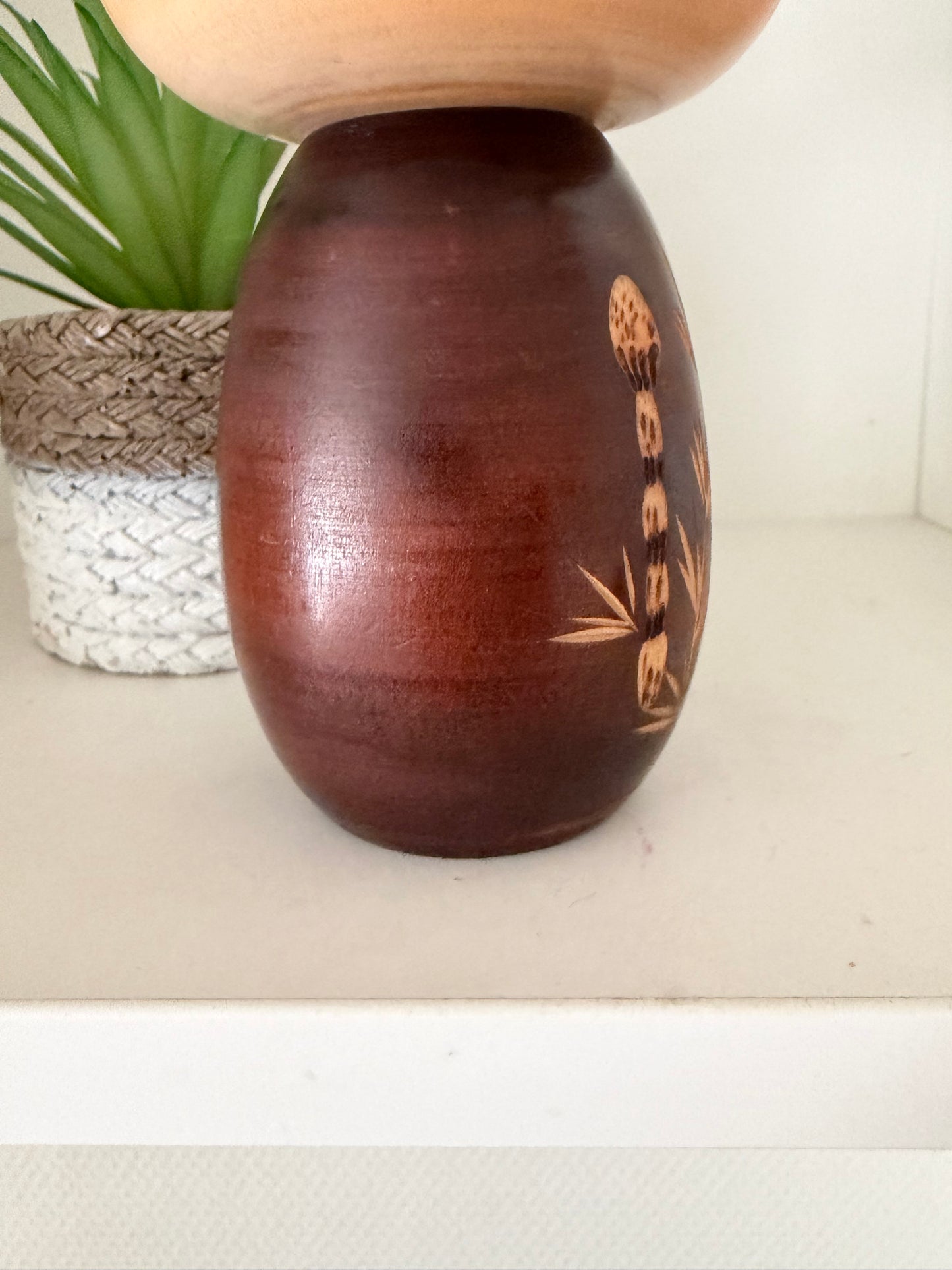 Vintage Sosaku kokeshi by Yuji Kawase (1938-)