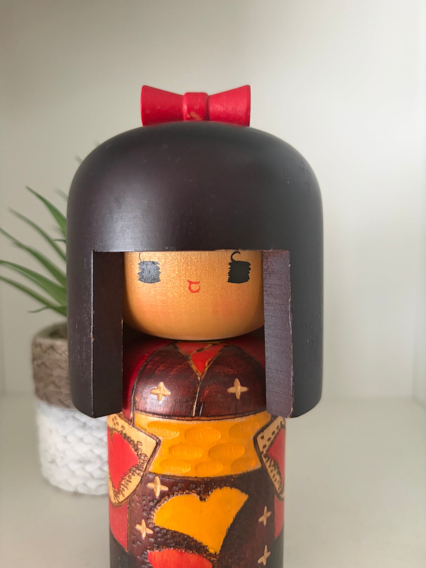Lovely vintage Sosaku kokeshi by Akimitsu