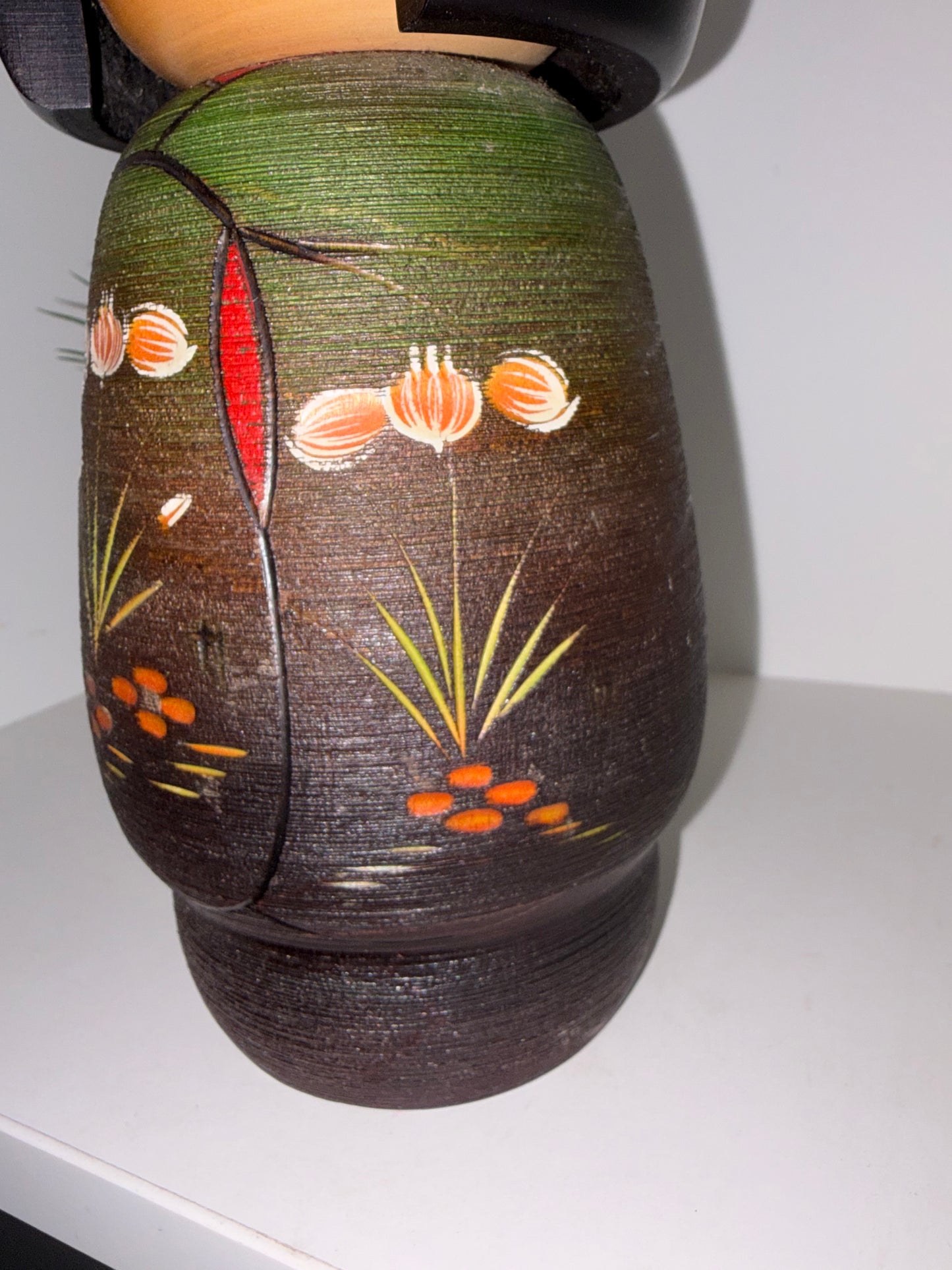 Vintage Gumma kokeshi by Masae Fujikawa (1942-2015)- 27cm