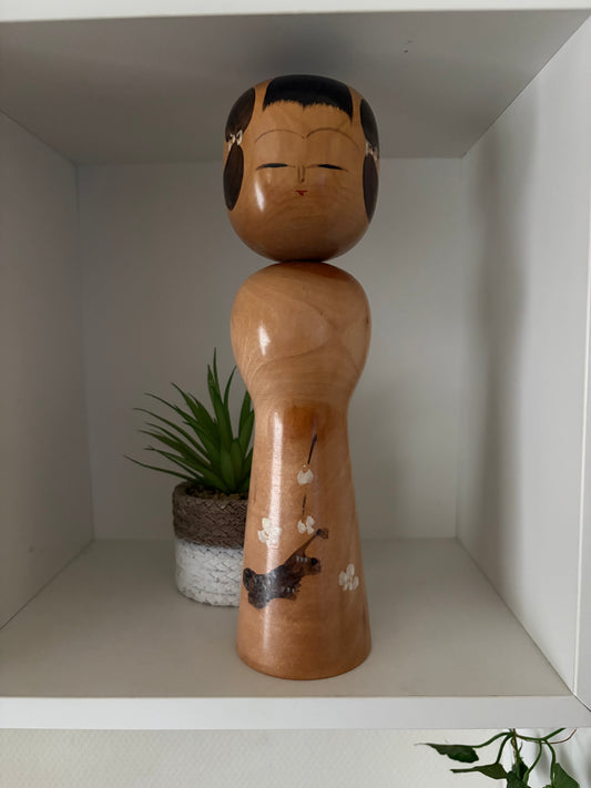 Vintage Japanese Sosaku Kokeshi by Kiyohara Takao (1916-)