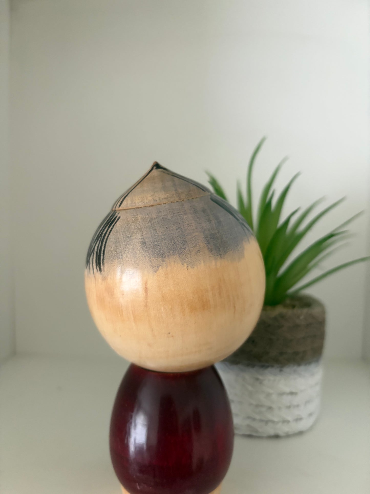 Rare vintage Sosaku kokeshi by Yuji Kawase (1938-)