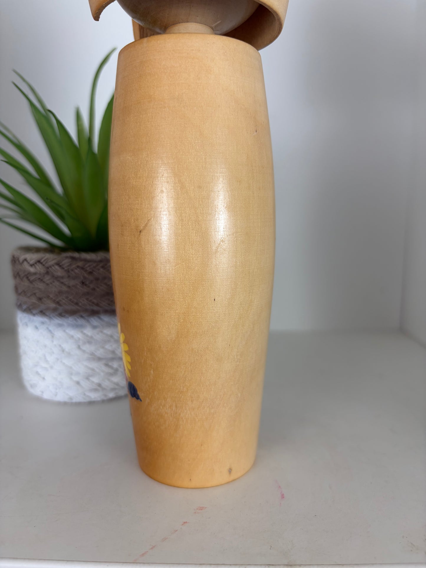 Vintage Gumma kokeshi by Kunio Miyagawa (1933-)